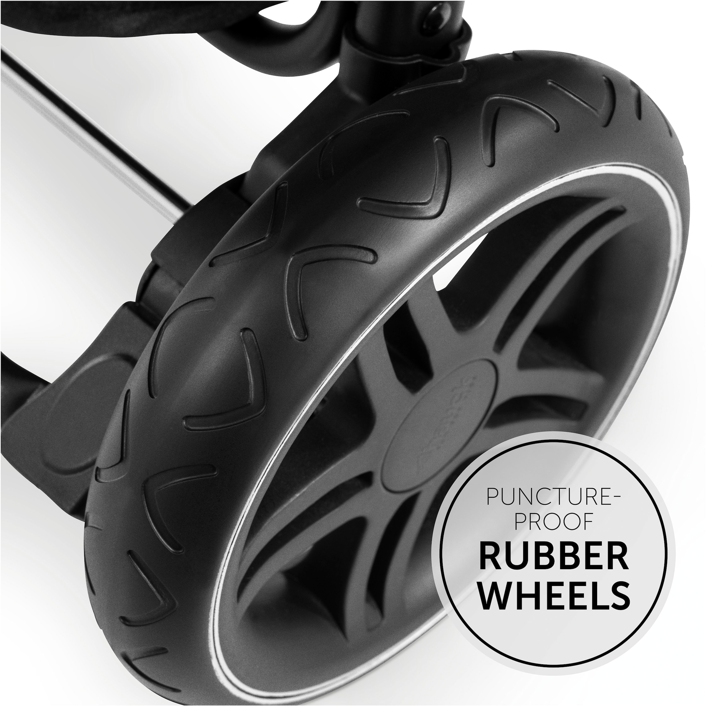 Hauck Kinder-Buggy »Rapid 4D, schwarz« 25 kg mit Getränkehalter und schwenk- und feststellbaren Vorderrädern