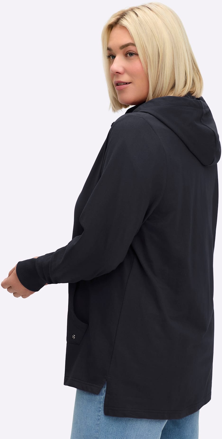 Sheego Shirtjacke »Sweatjacke« 1 Stk.