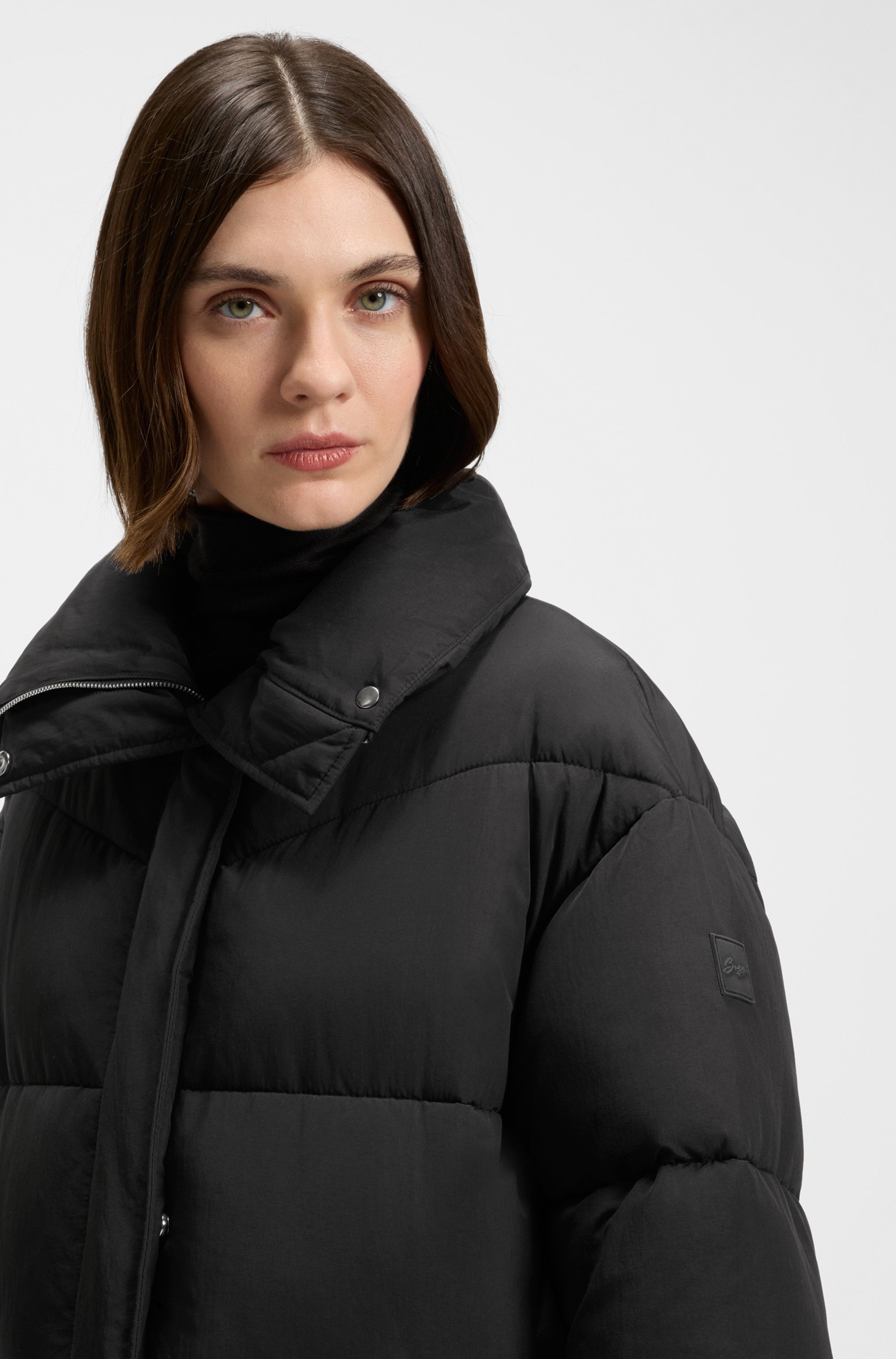 BOSS ORANGE Steppmantel »Pyrani Premium Damenmode« mit Stehkragen, arktischer Parka-Stil