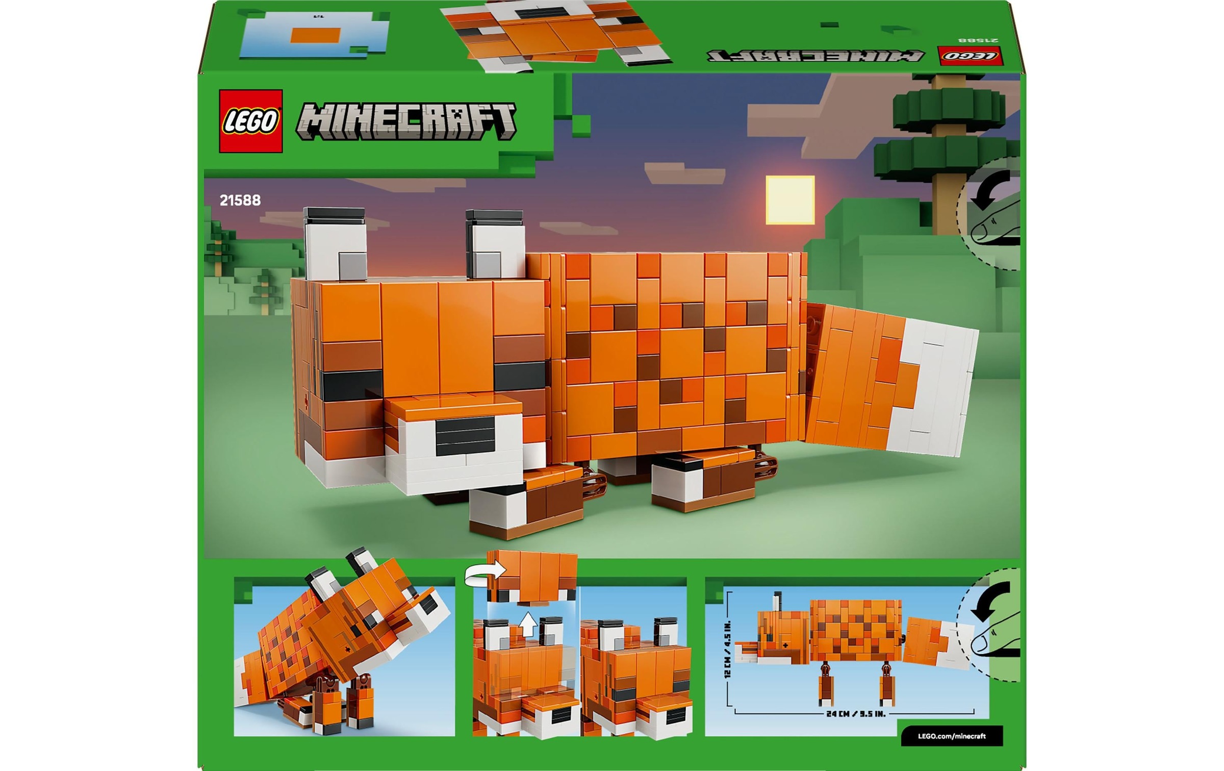   Konstruktionsspielsteine »Minecraft Der Fuchs 21588« Kategorie: Fantasy-Welt