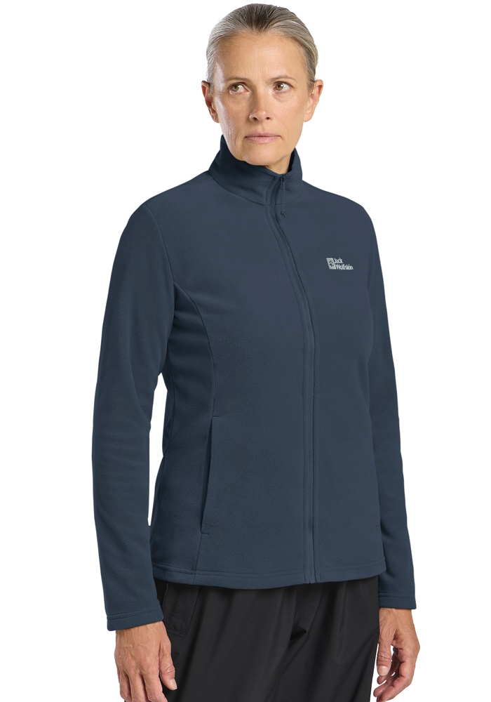 Jack Wolfskin Fleecejacke »TAUNUS FZ W« mit Polartec® 100 Series-Gewebe, schnell trocknend, atmungsaktiv