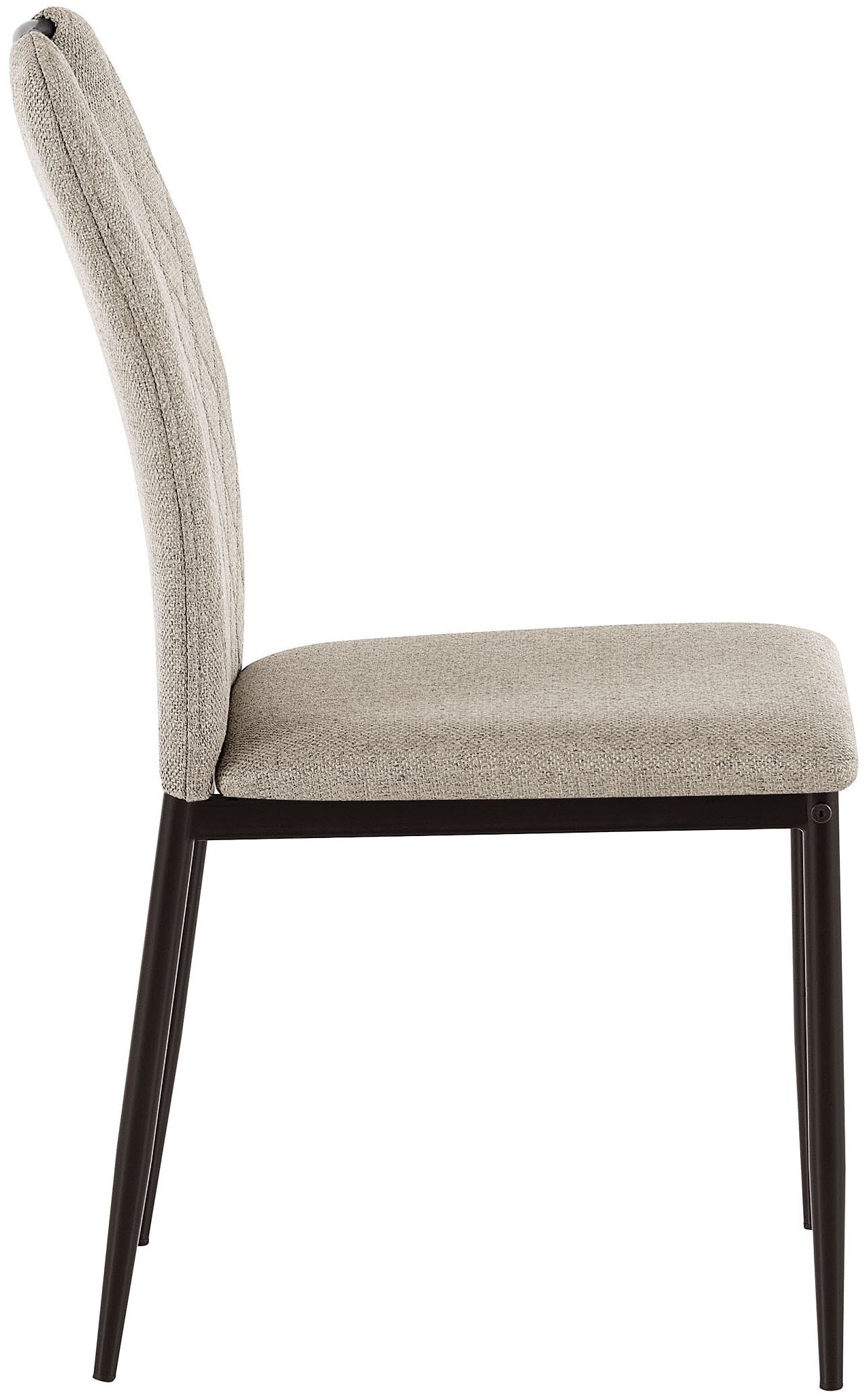 GOODproduct Esszimmerstuhl »Rom« (Set) 2 Stk.bequemer Stuhl mit hochwertigem Stoffbezug und Griff im Rücken