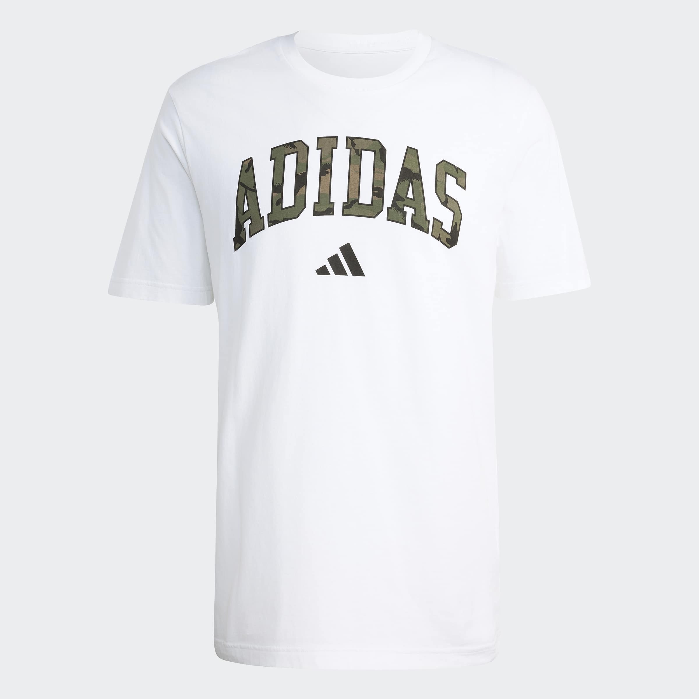 adidas Sportswear T-Shirt »CAMO SCRIPT GRAPHIC« für Erwachsene, sportlicher Stil, ohne Verschluss, Basic-Design