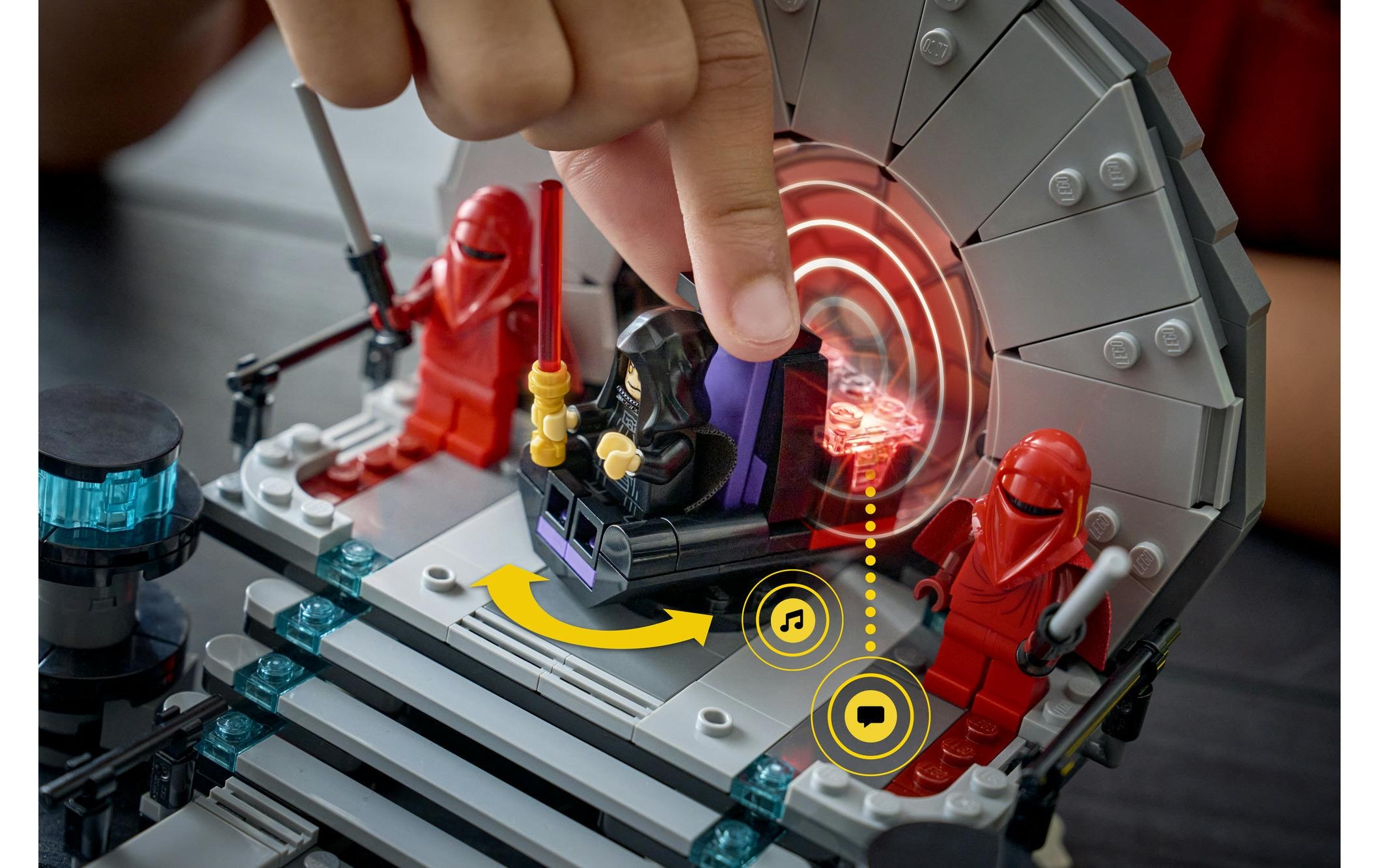 LEGO® Pions de construction »SMART Play: A-Wing und das Duell im Thronsaal (75427), LEGO Star Wars™« inklusive SMART Brick; mit Licht- und Soundeffekten