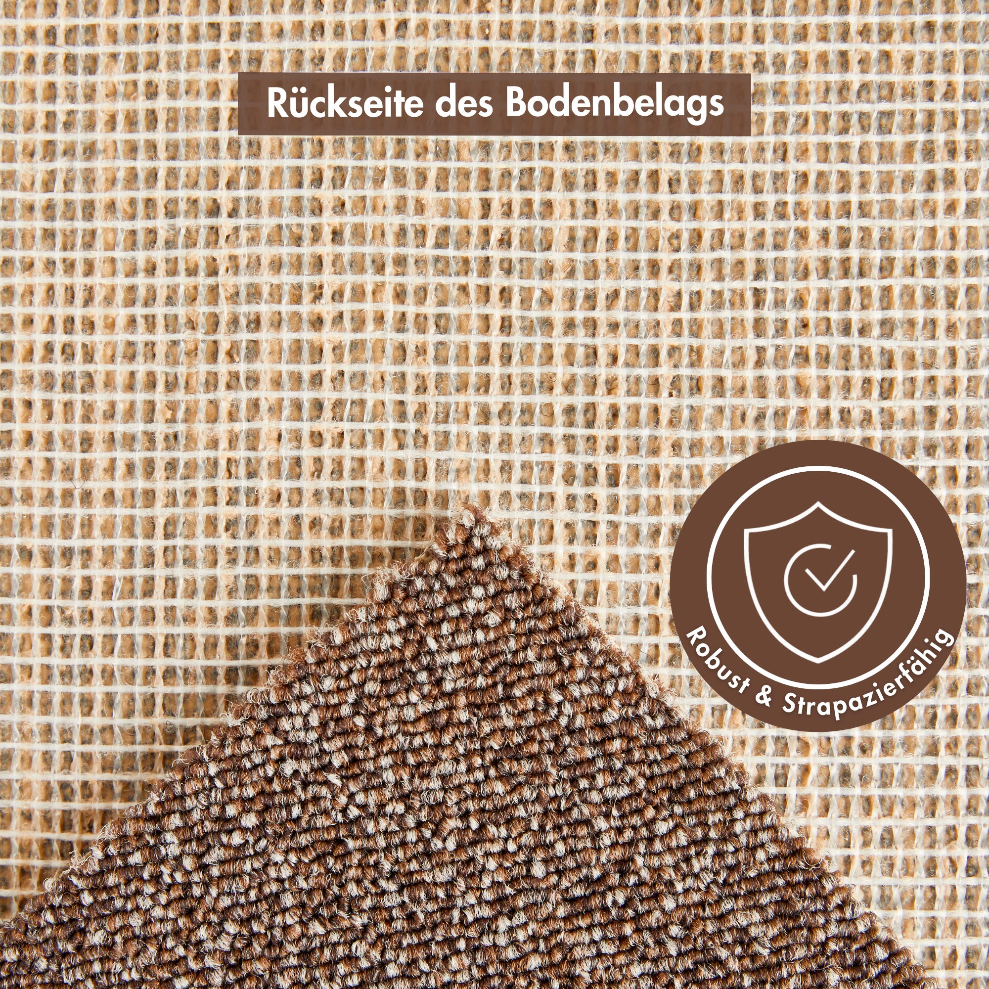 Andiamo Teppichboden »Matz, Schlinge, Made in Belgium« rechteckig 6 mm Höhe meliert, Breite 400 cm oder 500 cm, strapazierfähig & pflegeleicht