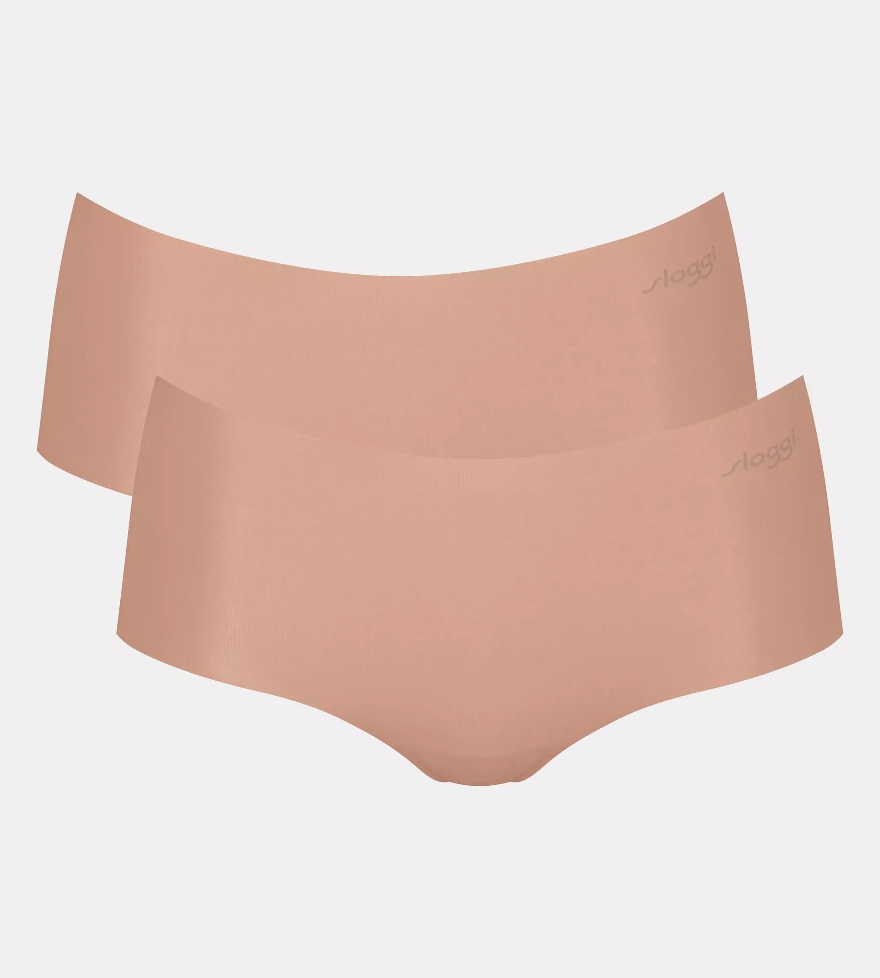 sloggi Panty »ZERO Microfibre 2.0« 2er Pack,  nahtlos, gewellte Abschlüsse hinten, Microfaser
