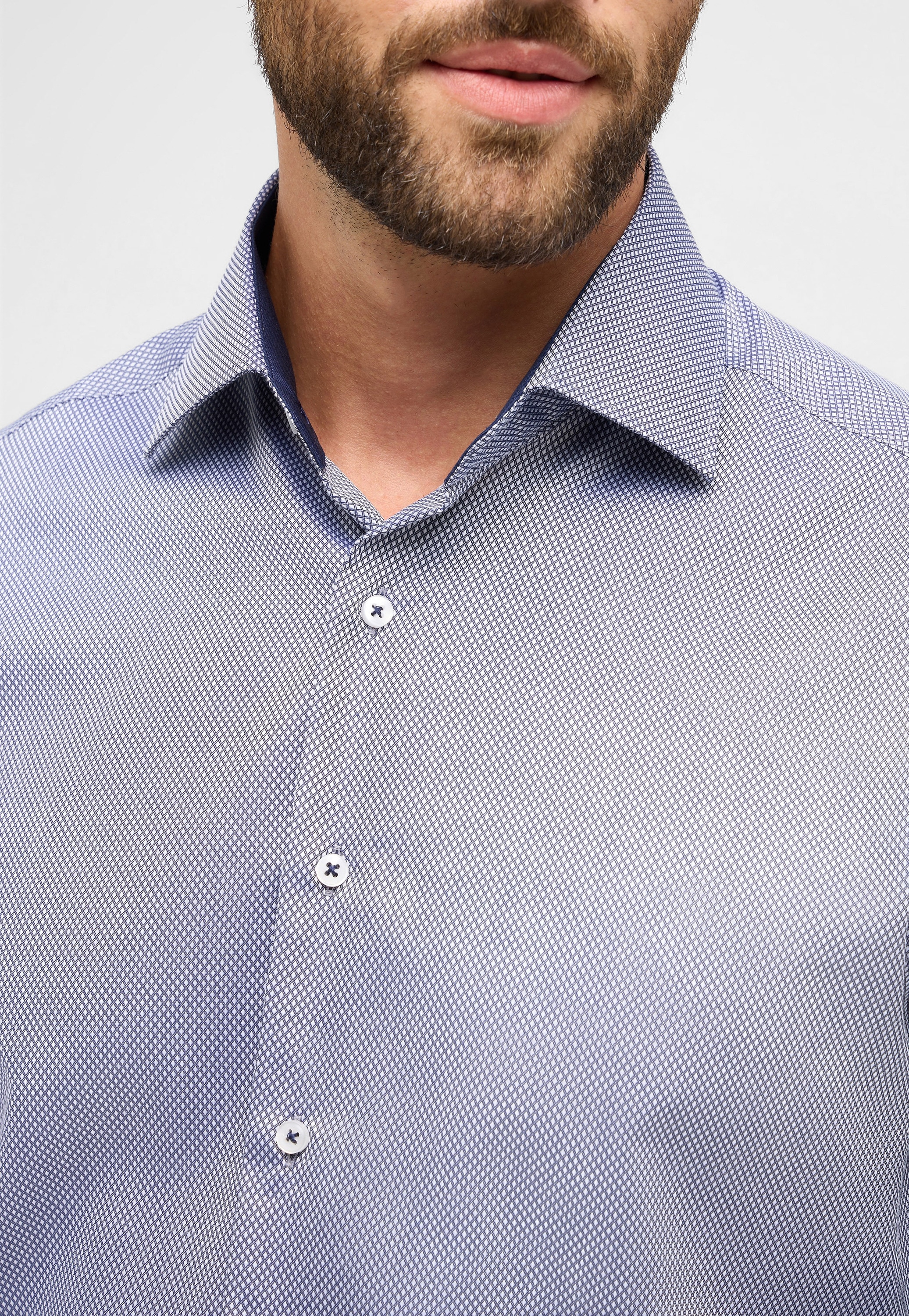 Eterna Langarmhemd »MODERN FIT« NON IRON (bügelfrei)