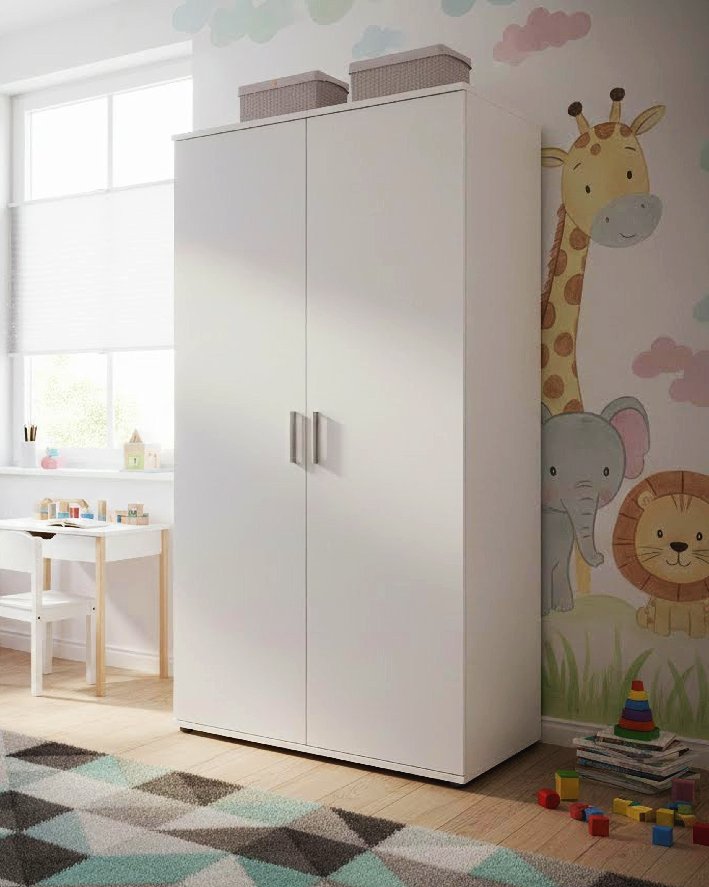 Begabino Armoire à portes battantes »Bibo« in 2 Breiten