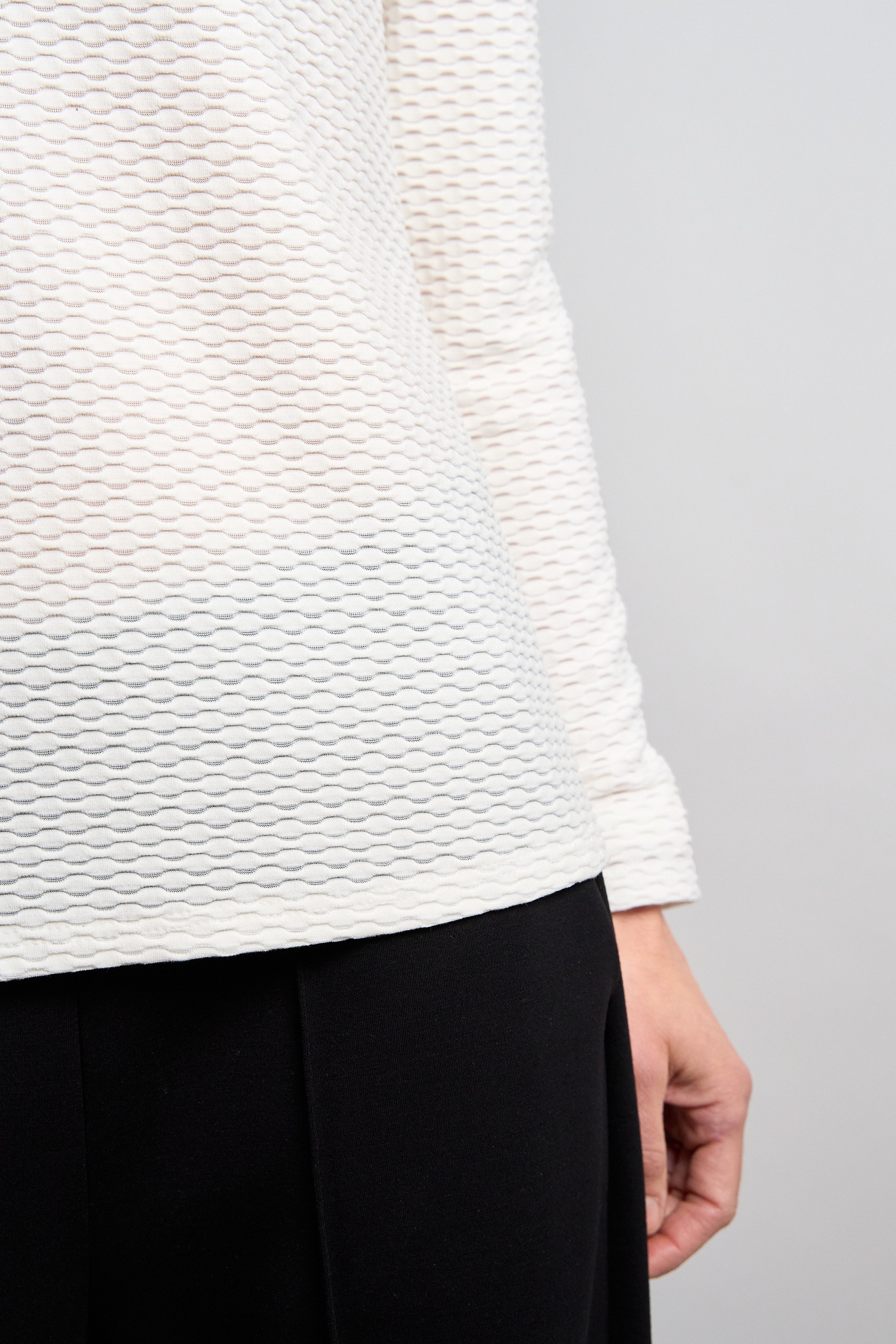 Seidel Moden Langarmshirt in Struktur-Optik - MADE IN GERMANY