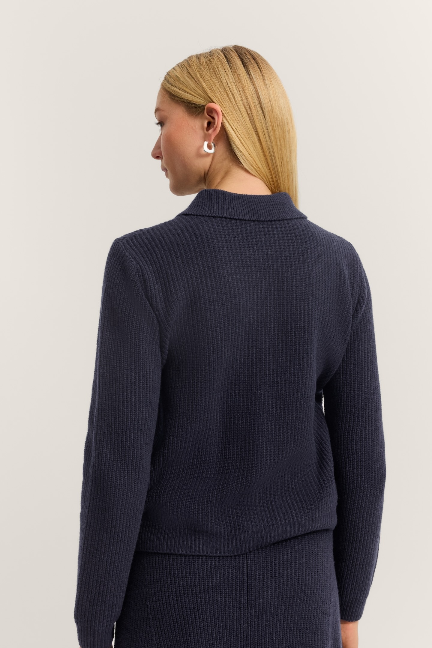 bugatti Troyer »Kaschmir-Mix, weich & edel« mit Polokragen und kurzem Reissverschluss