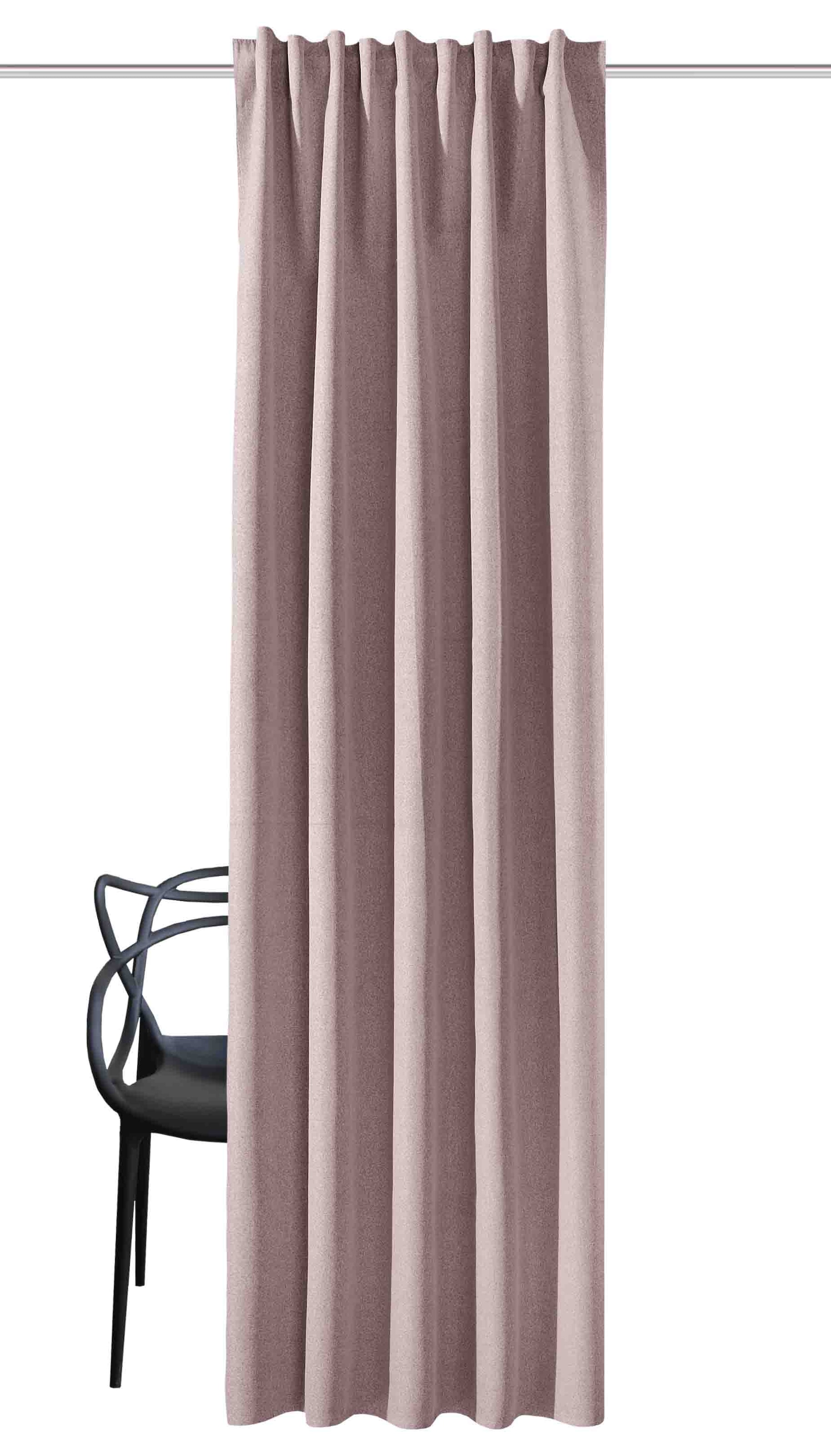 HOME WOHNIDEEN Vorhang »JONALU« Multifunktionsband 1 Stk. tlg. Kombibandschal Dekostoff SOFT/Raumhoch