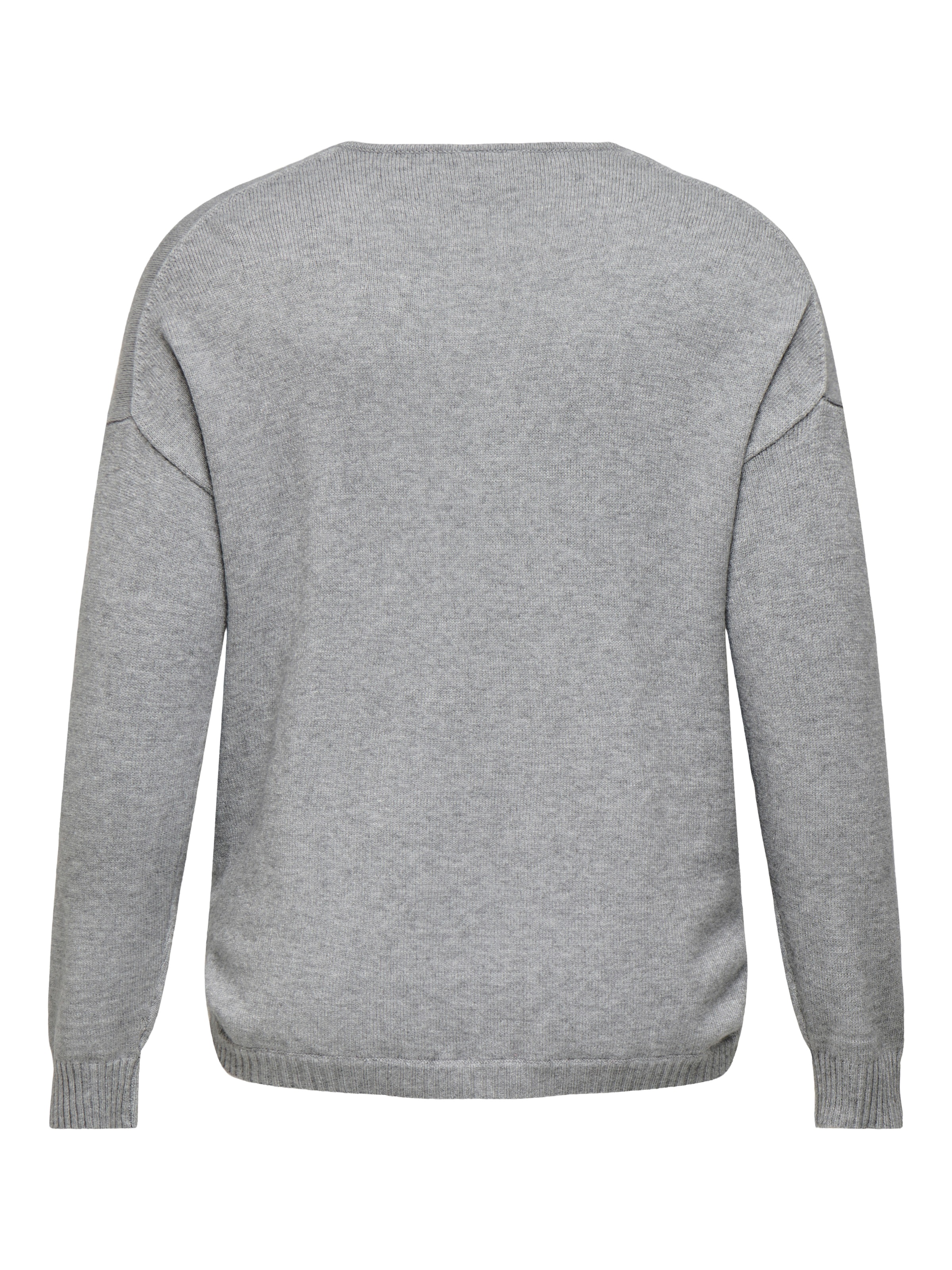 ONLY CARMAKOMA Pull col V »CARMARGARETA LS PULLOVER KNT NOOS« Viskosemischung, regular fit