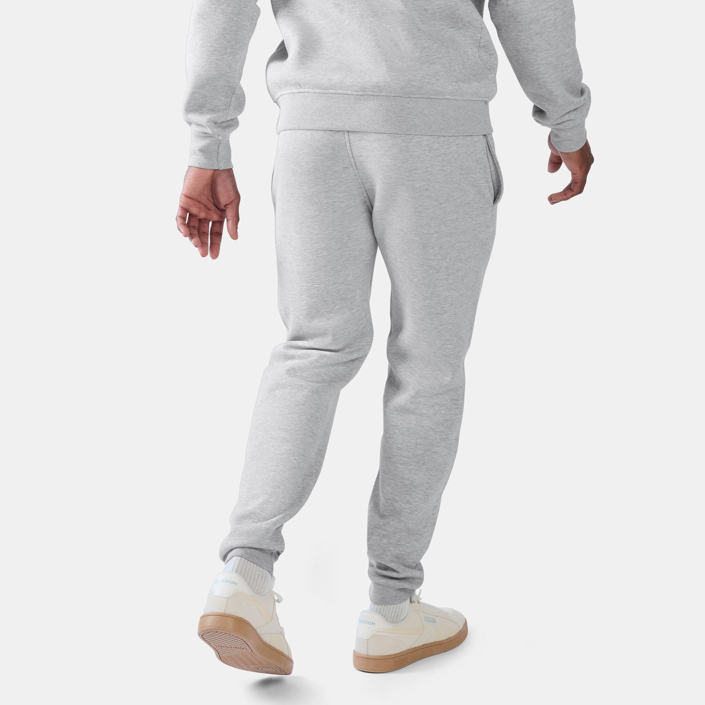 Reebok Jogginghose »ID 2-COLOUR LOGO FLEECE CUFFED JOG PANT«  mit Fleece, auch in grossen Grössen