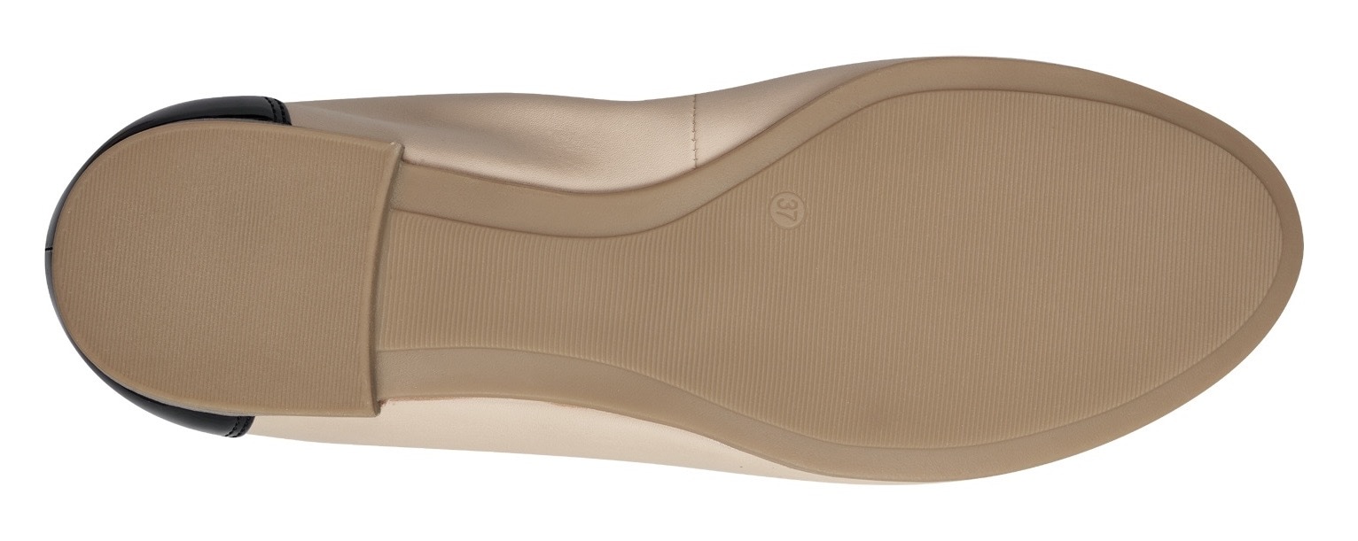 Tamaris Ballerine  , Blockabsatz, Businessschuh, Schlupfschuh mit Elastikeinfass