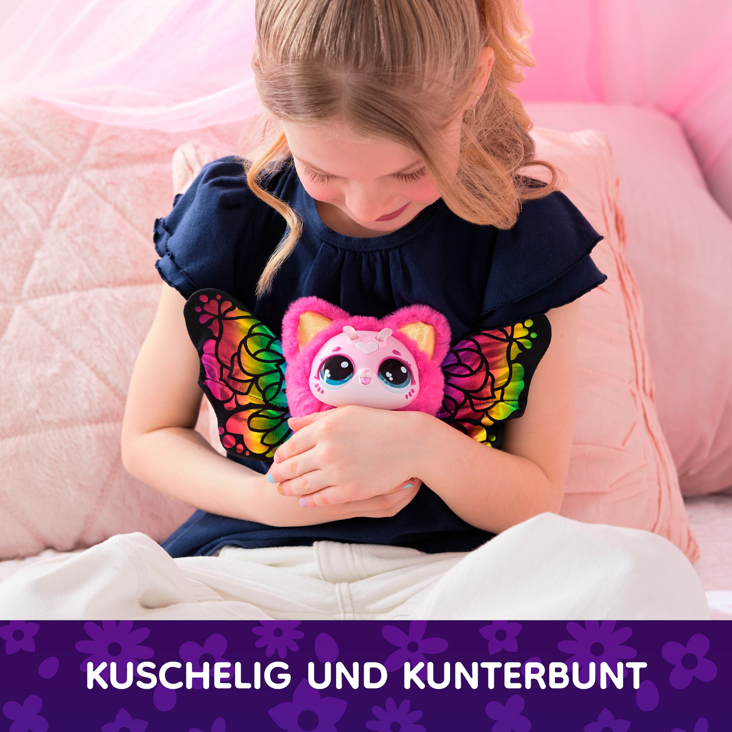 Spin Master Spielfigur »Bloomables von Hatchimals - Kittyfly« mit Sound