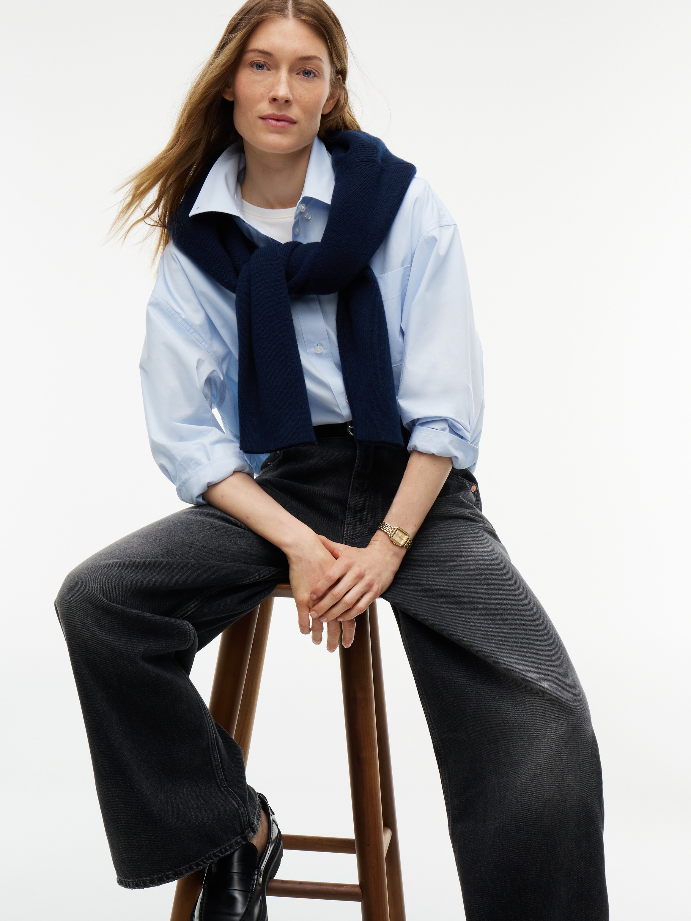 Tommy Jeans Loose-fit-Jeans »CHARLIE MID RISE LOOSE DJ6084« Baumwollmischung, loose fit