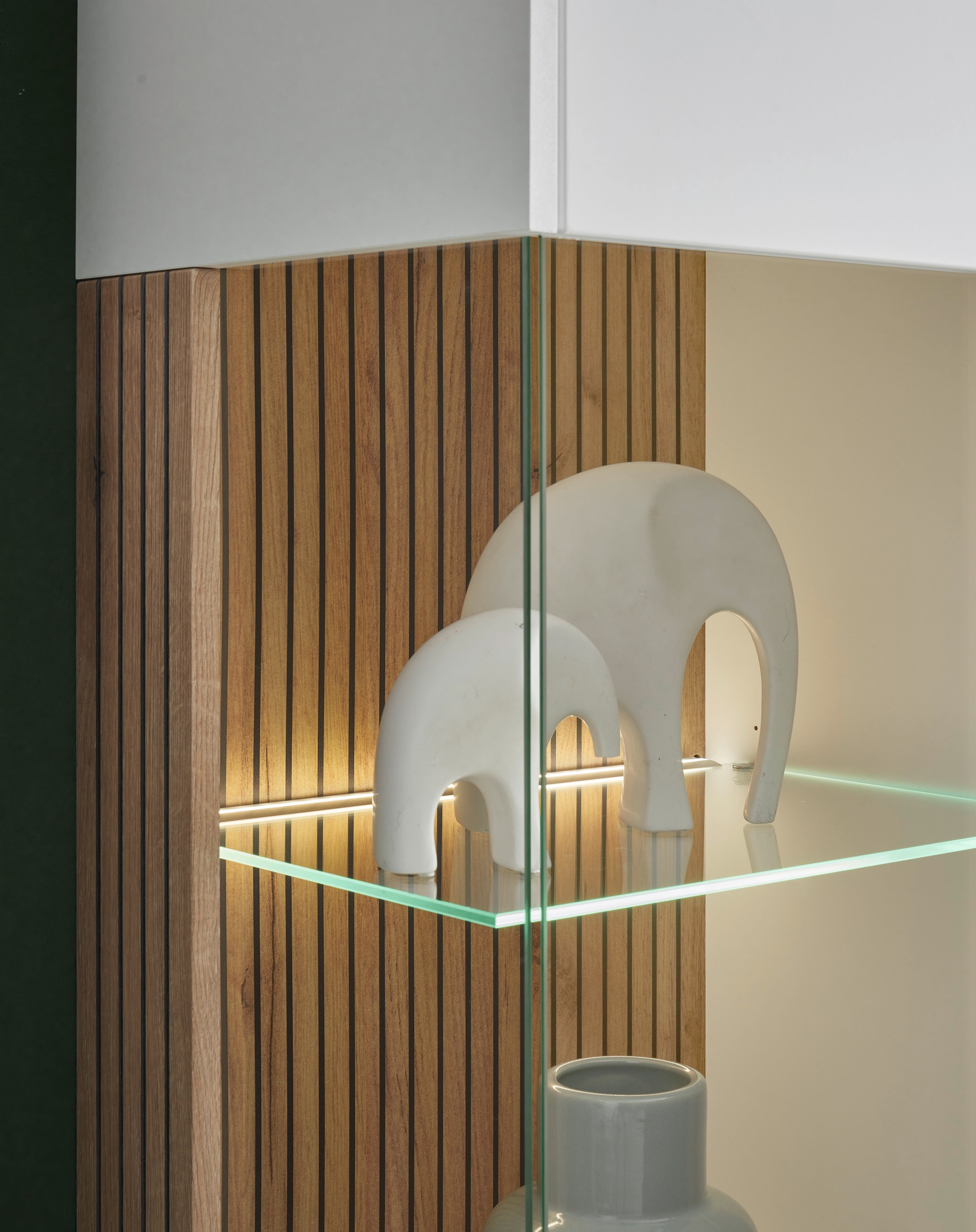 INOSIGN Wohnwand »Hudson, moderne Anbauwand, Wohnzimmer-Set, Komplettset« Set, 4 Stk. tlg.