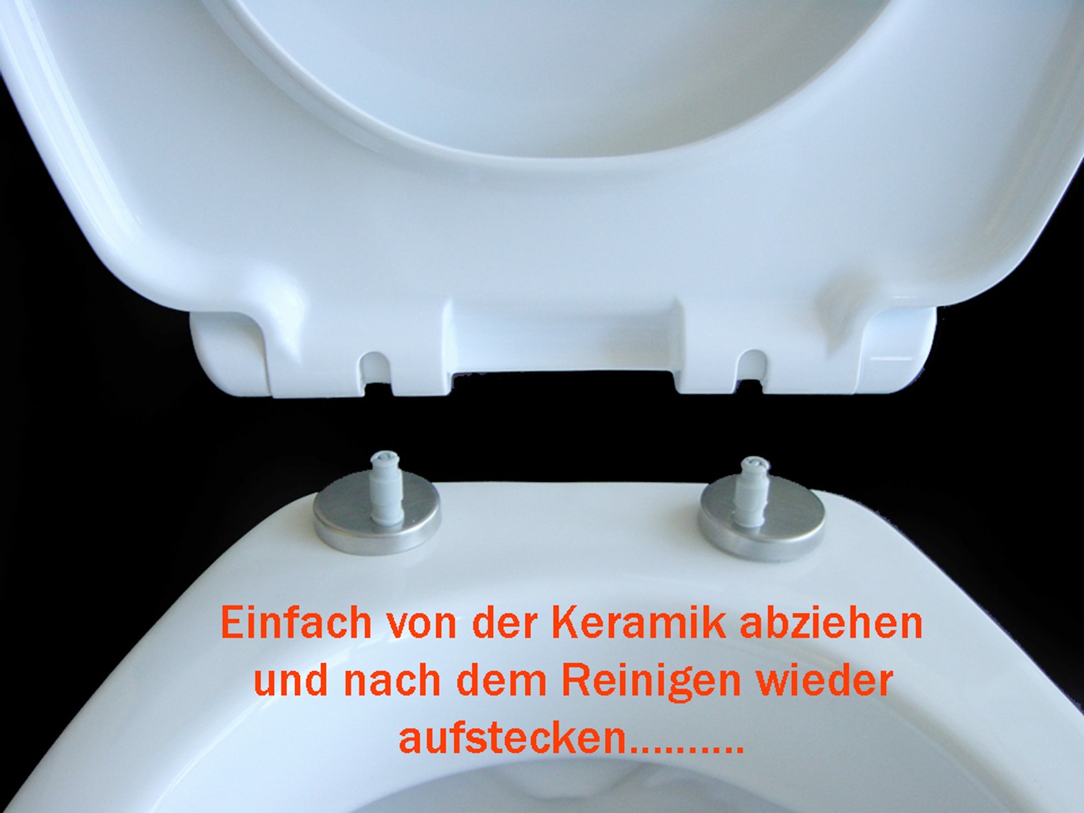 ADOB WC-Sitz »Spirit of London« Absenkautomatik, zur Reinigung abnehmbar