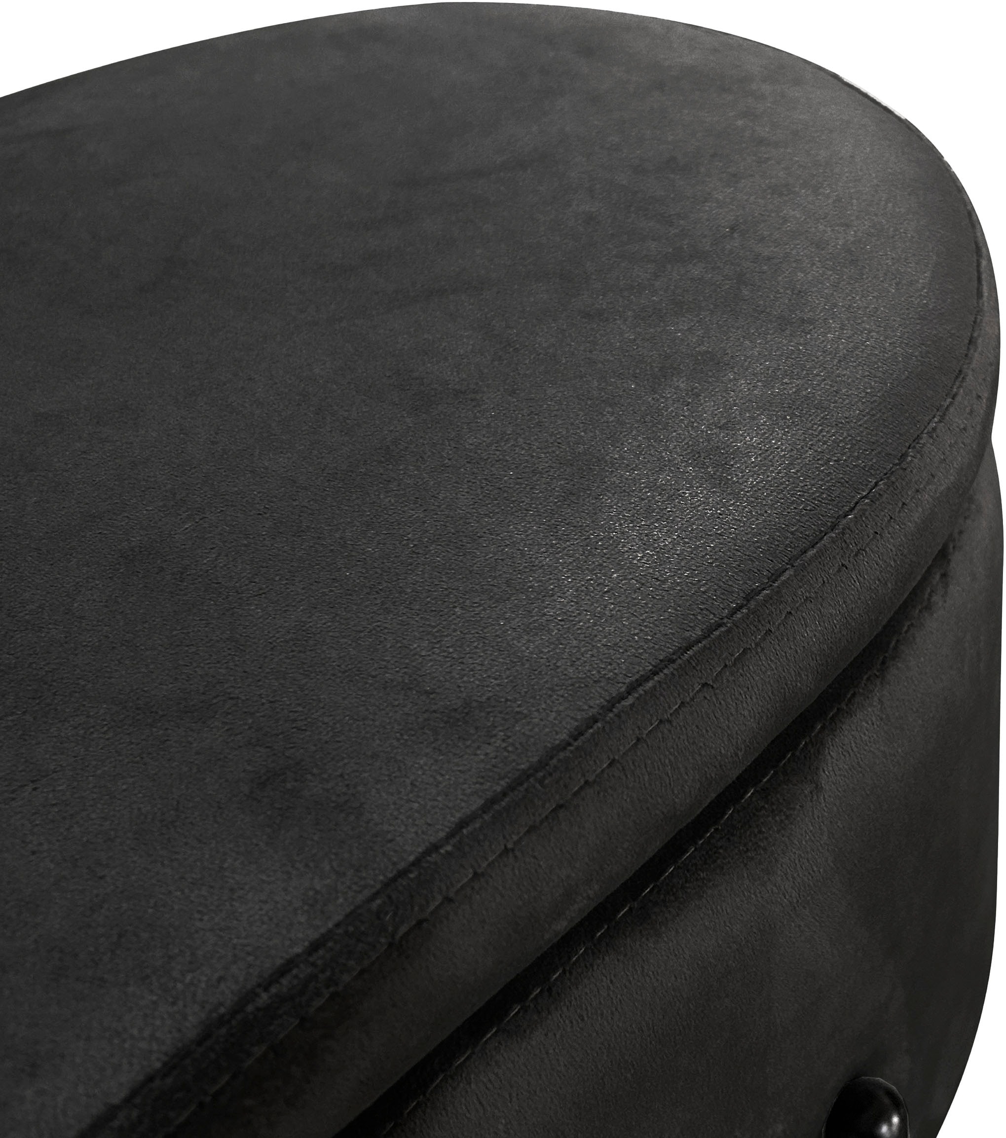 byLIVING Banc »NOVA« velours, avec espace de rangement/coffre, dimensions intérieures du coffre 26,5 x 83 cm, hauteur : 19 cm