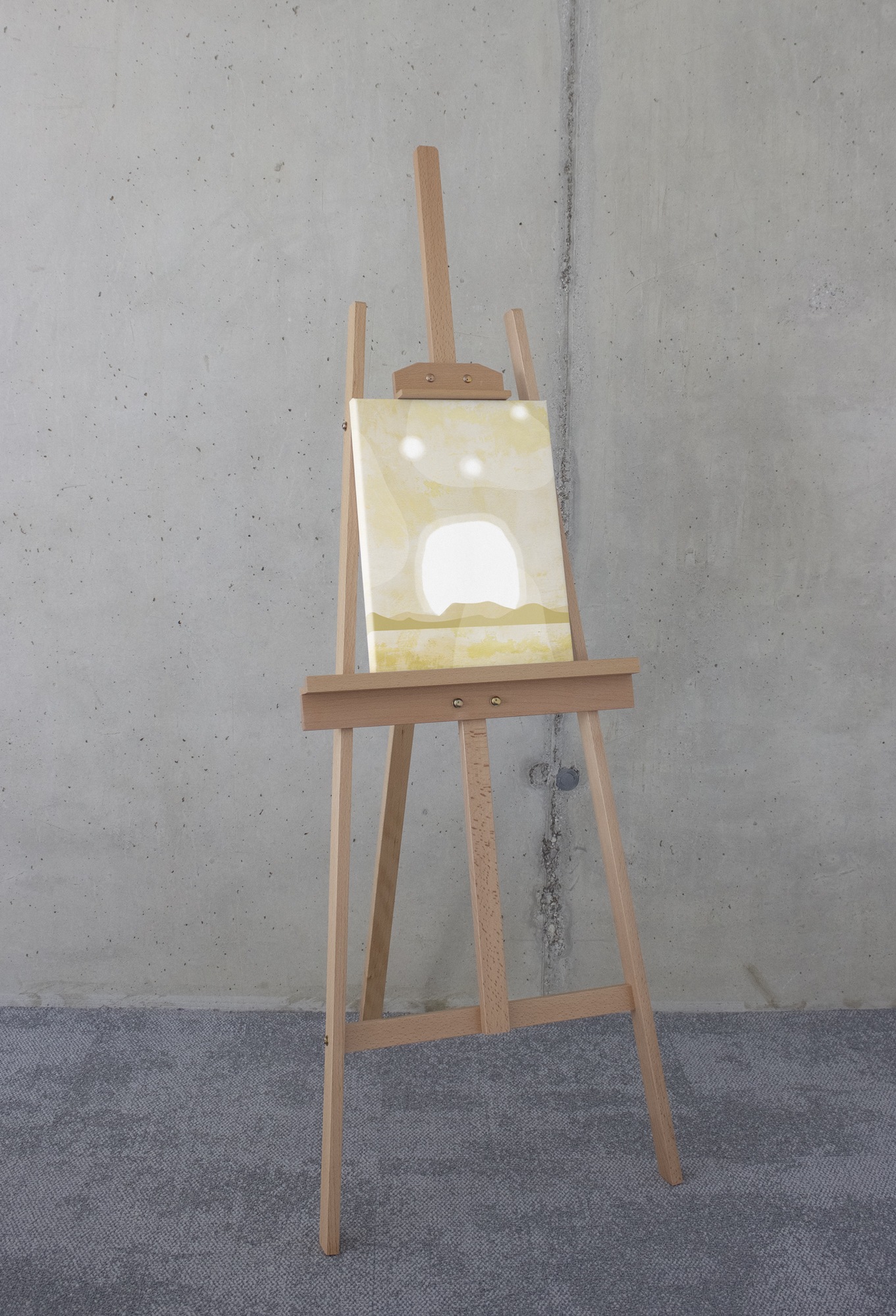 Komar Leinwandbild »Desert Scene - Grösse 30 x 40 cm« Natur 1 Stk. tlg. Keilrahmenbild mi Echtholzrahmen