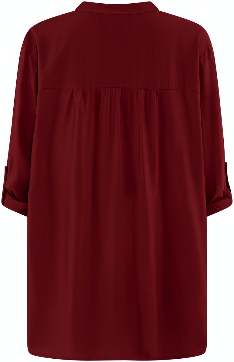 Laura Scott CURVE Chemisier long »Grosse Grössen« style tunique en viscose douce