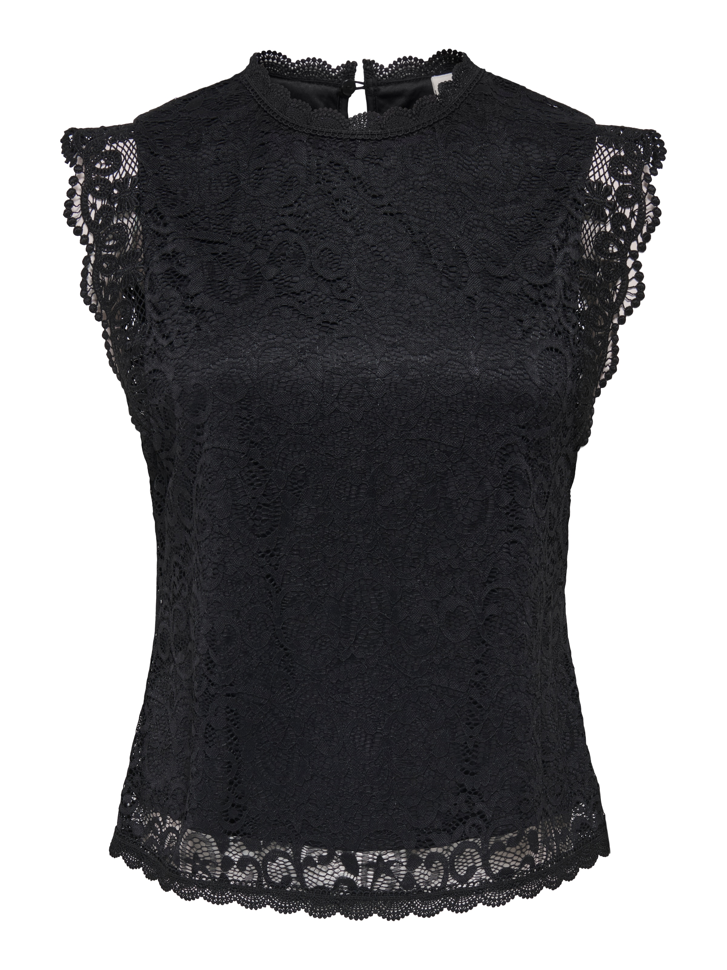JDY Chemise en dentelle »JDYLOTAS S/L LACE TOP JRS« mélange de matériaux, coupe régulière