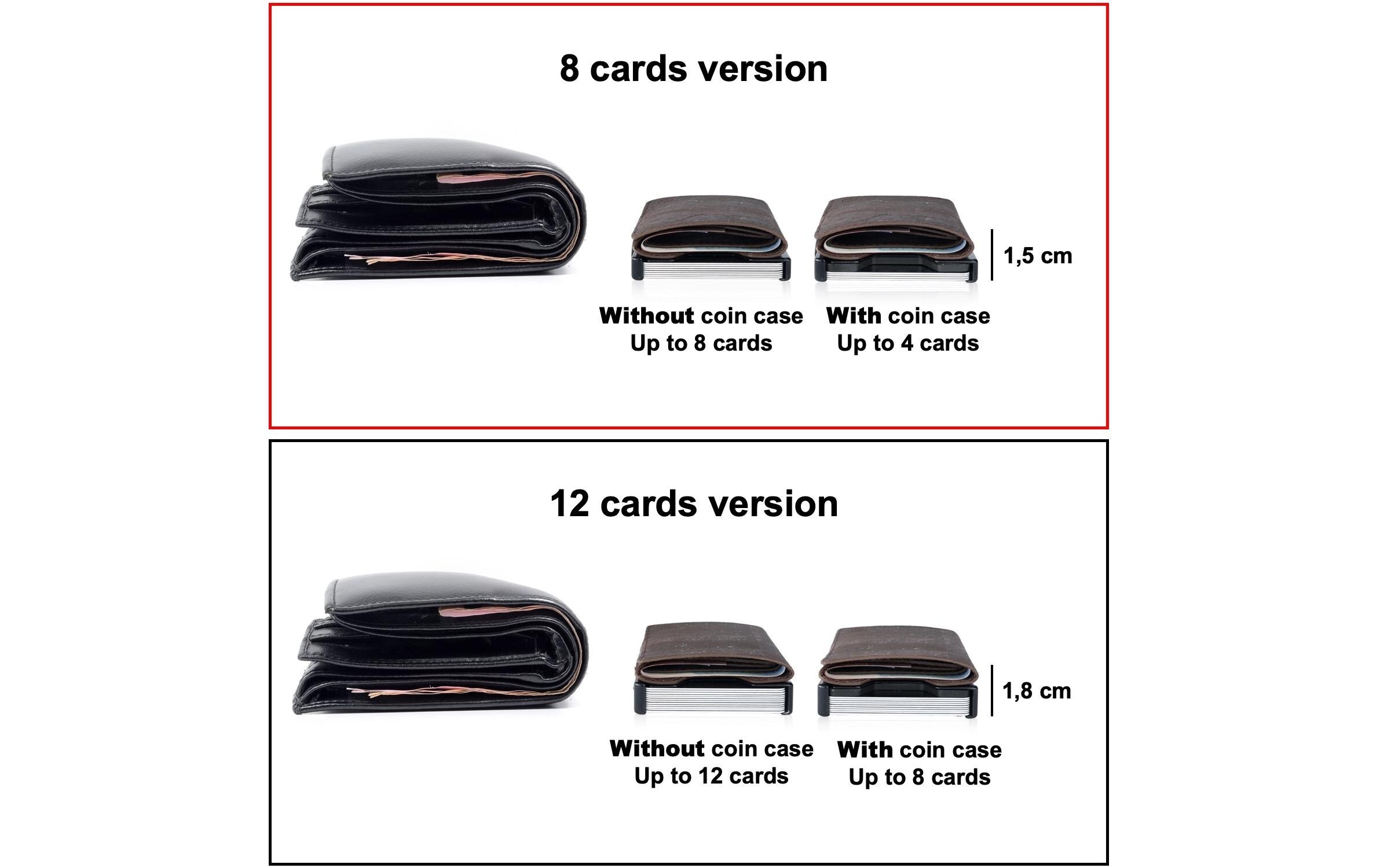   Porte-monnaie »ZNAP Slim Wallet Kork Brown, 8er«