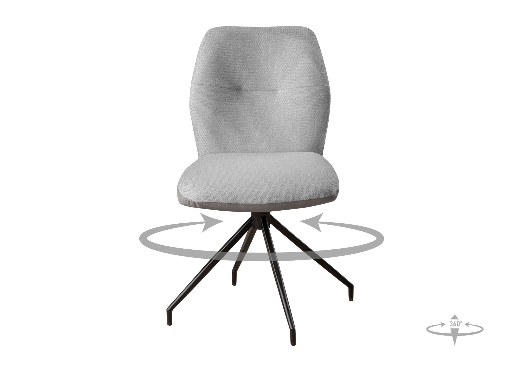 GOODproduct Eckbankgruppe »Bruna Essecke, Sitzgruppe, Eckbankgruppe, Küchenbankgruppe« Set, 4tlg, 4 tlg. tlg. Stuhl: 360° drehbar (Rückst.), 2-Stoff-Design. Wellenfederung Eckbank