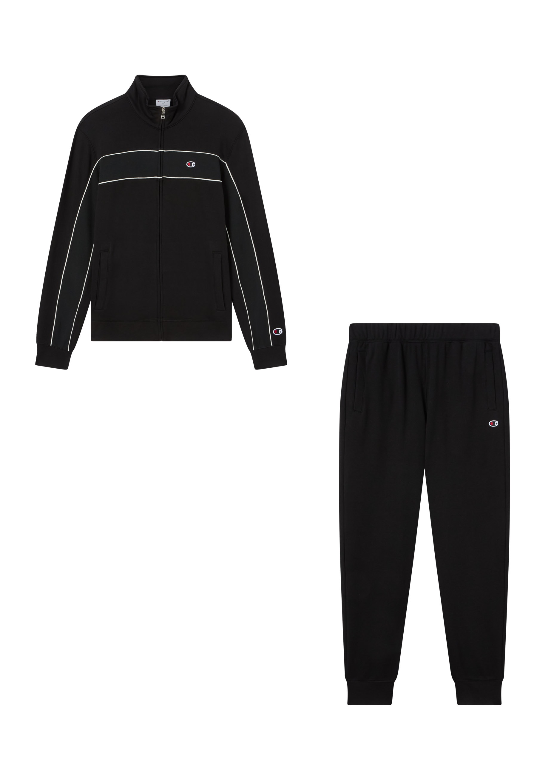 Champion Jogginganzug »Terry Full Zip Sweatshirt« 2 tlg. für sportliche Aktivitäten, aus Baumwolle und Polyeste