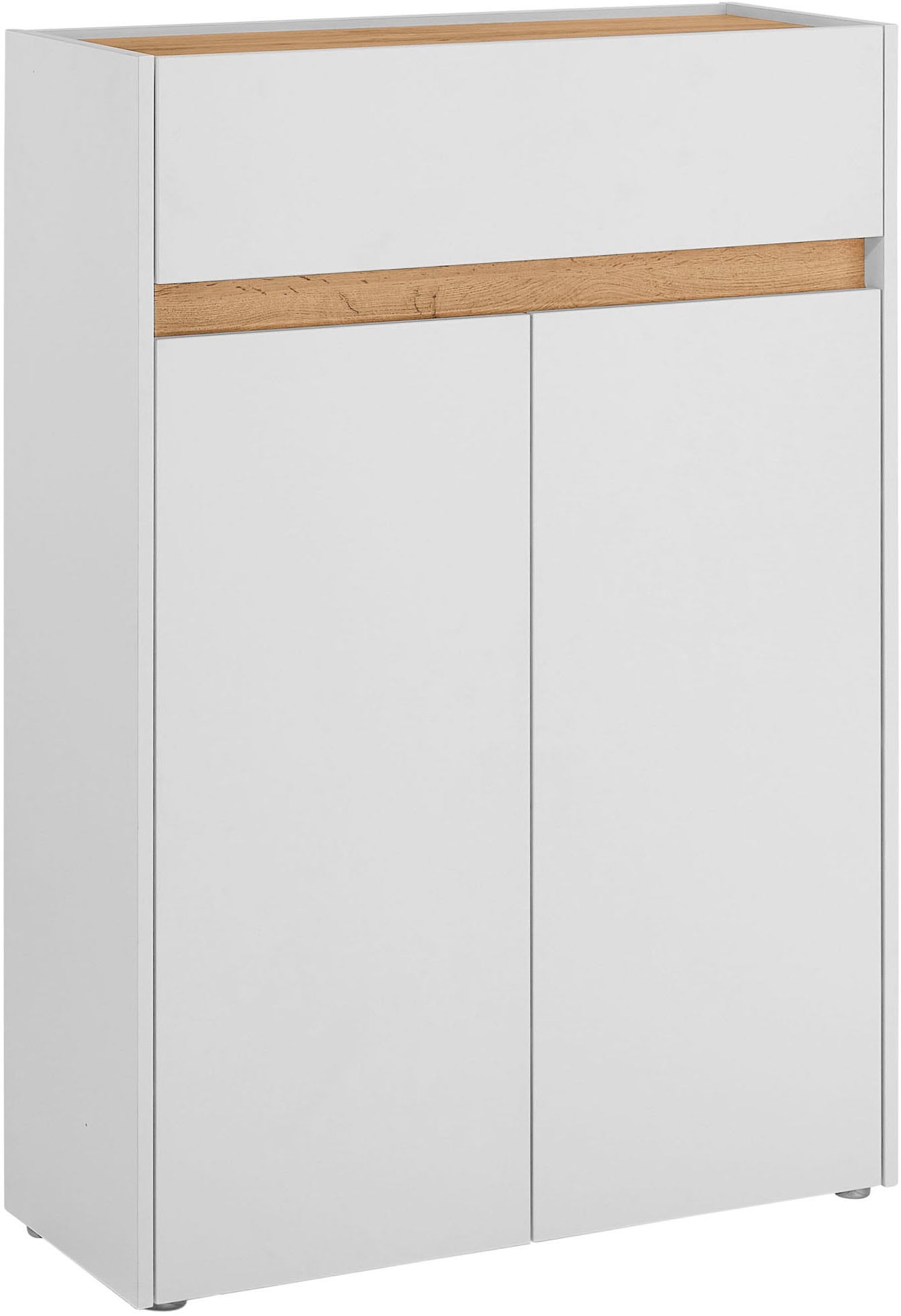 Home affaire Armoire à chaussures »City/Giron, modernes Schuhregal, Schrank für 16 Schuhe, Schuhkommode« eine Schublade und vier Schuhfächer, viel Stauraum, 93 cm breit