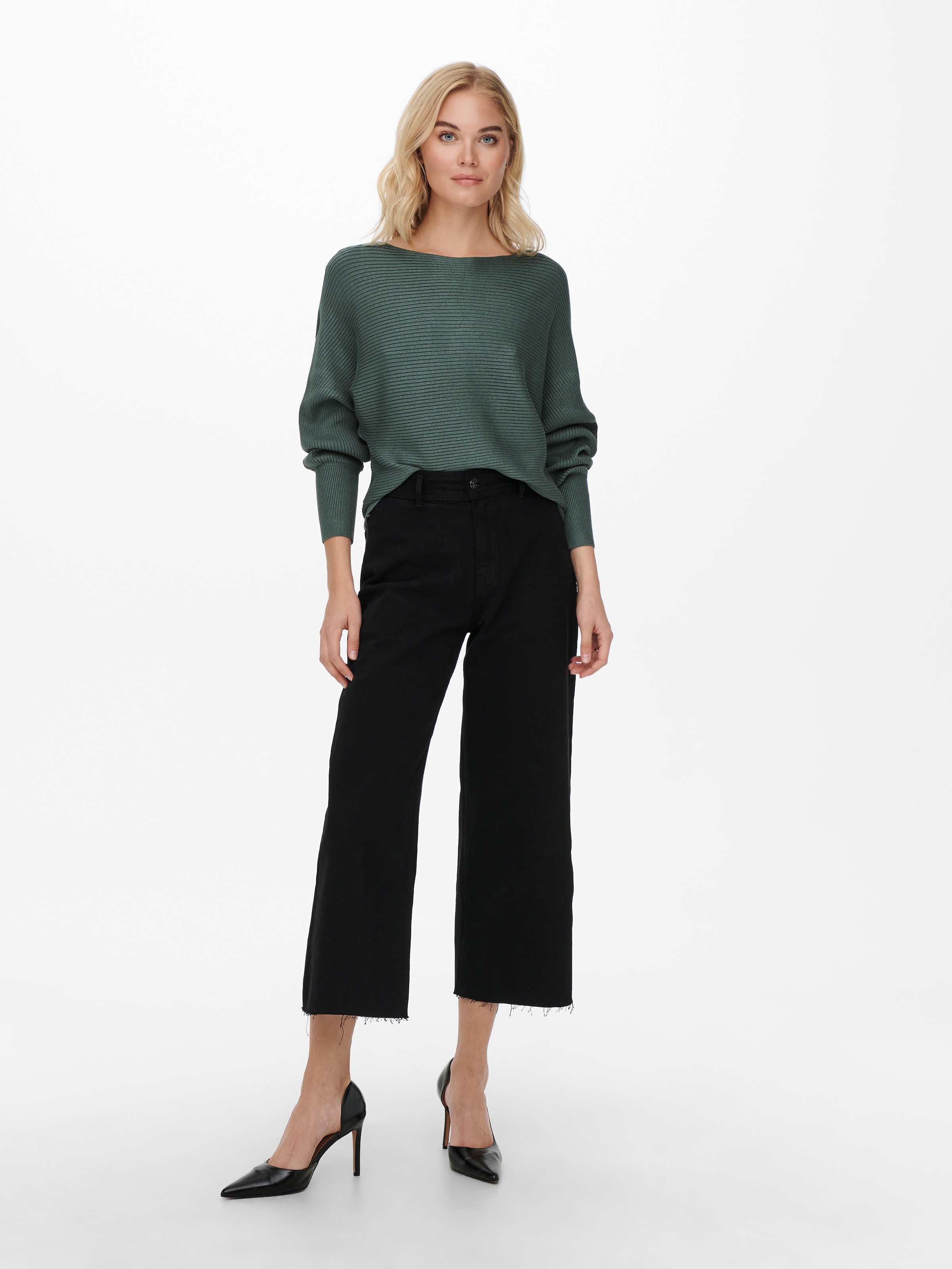 ONLY Strickpullover »ONLADALINE L/S SHORT PULLO KNT NOOS« Viskosemischung, regular fit