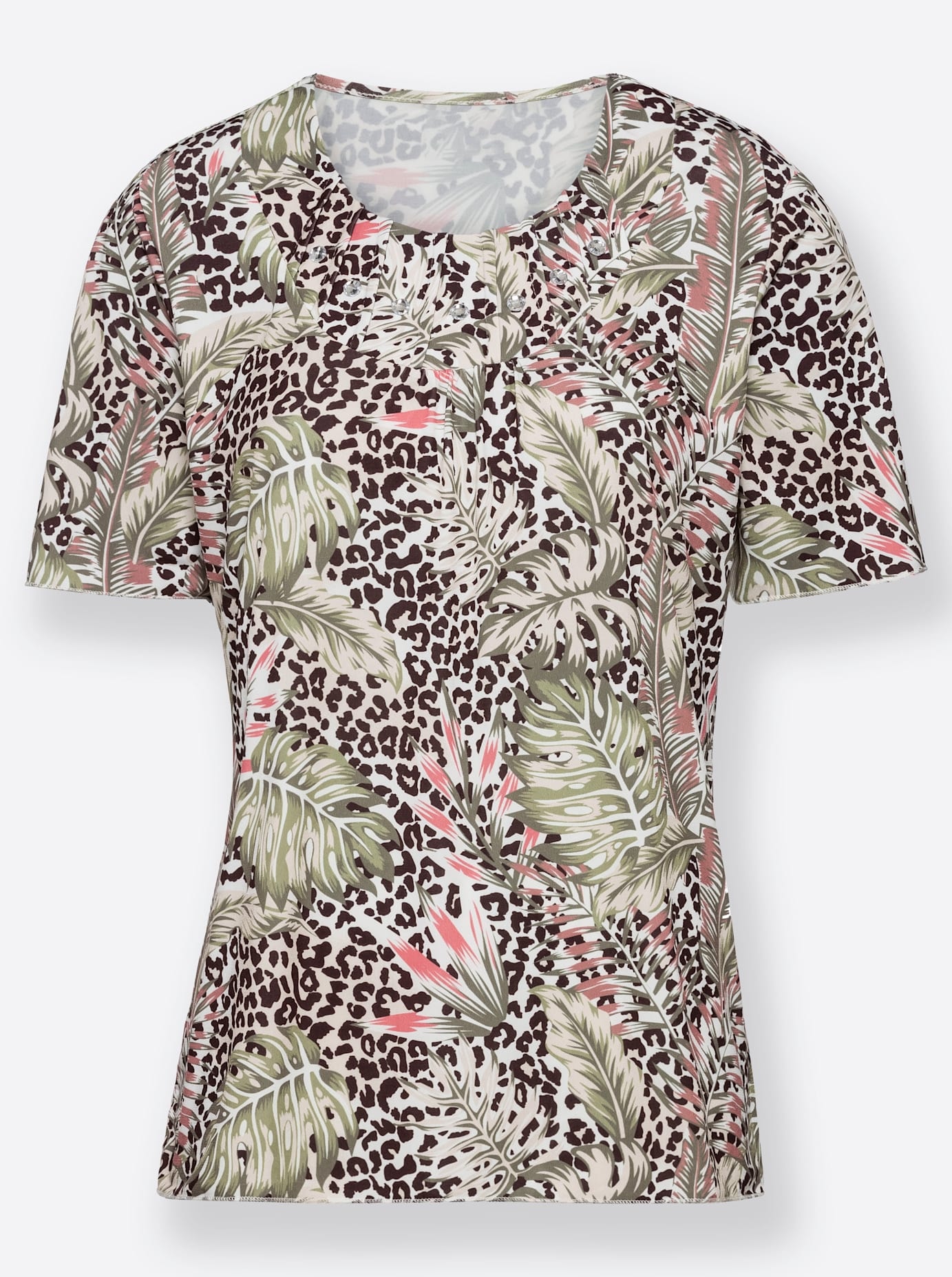 Lady Shirt à col rond »Shirt« 1 cuis