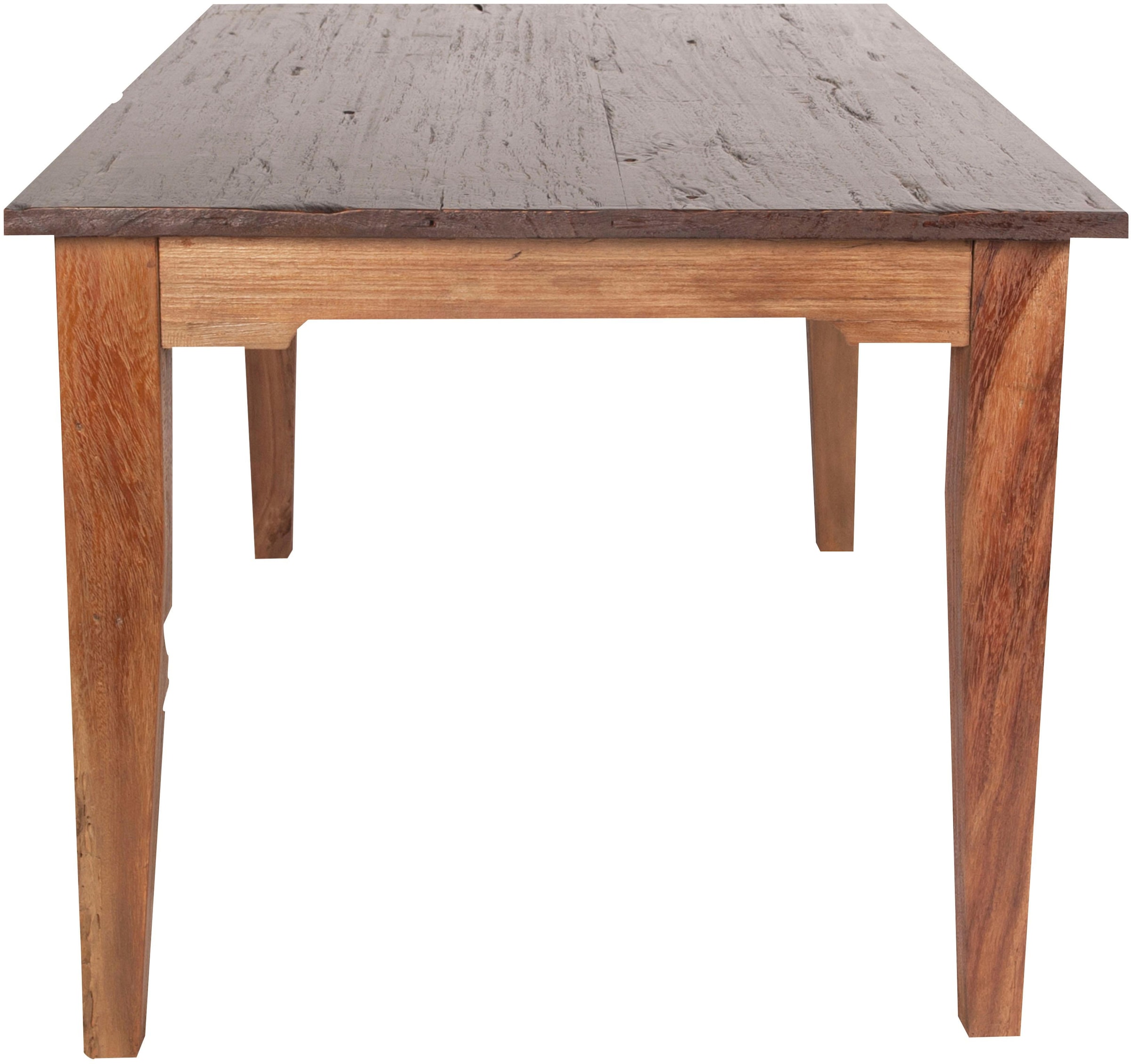 SIT Esstisch »Seadrift Teak Altholz Massivholz Shabby Chic Vintage« Esstisch aus recyceltem Teakholz im Shabby Chic Vintage Design