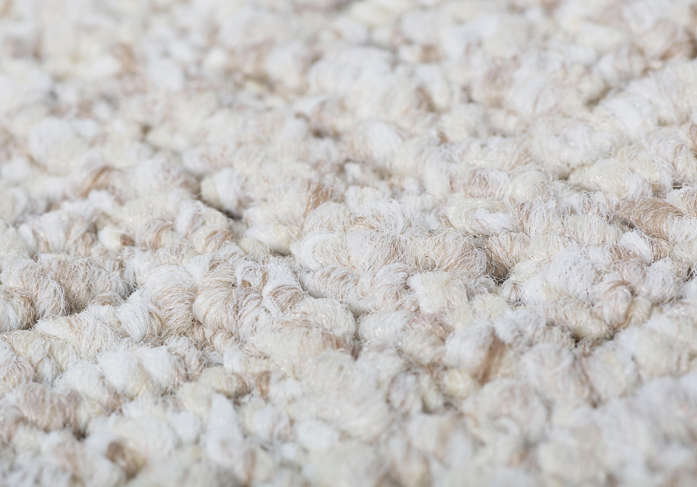 Andiamo Tapis de marche »Leo, Made in Poland« Demi-rond 6 mm Höhe grobe melierte Schlinge, selbstklebend, 15 Stück in einem Set