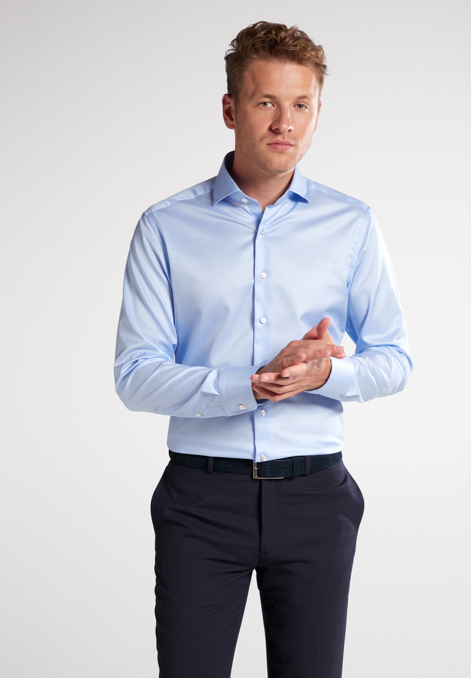 Eterna Langarmhemd »SLIM FIT« NON IRON (bügelfrei)