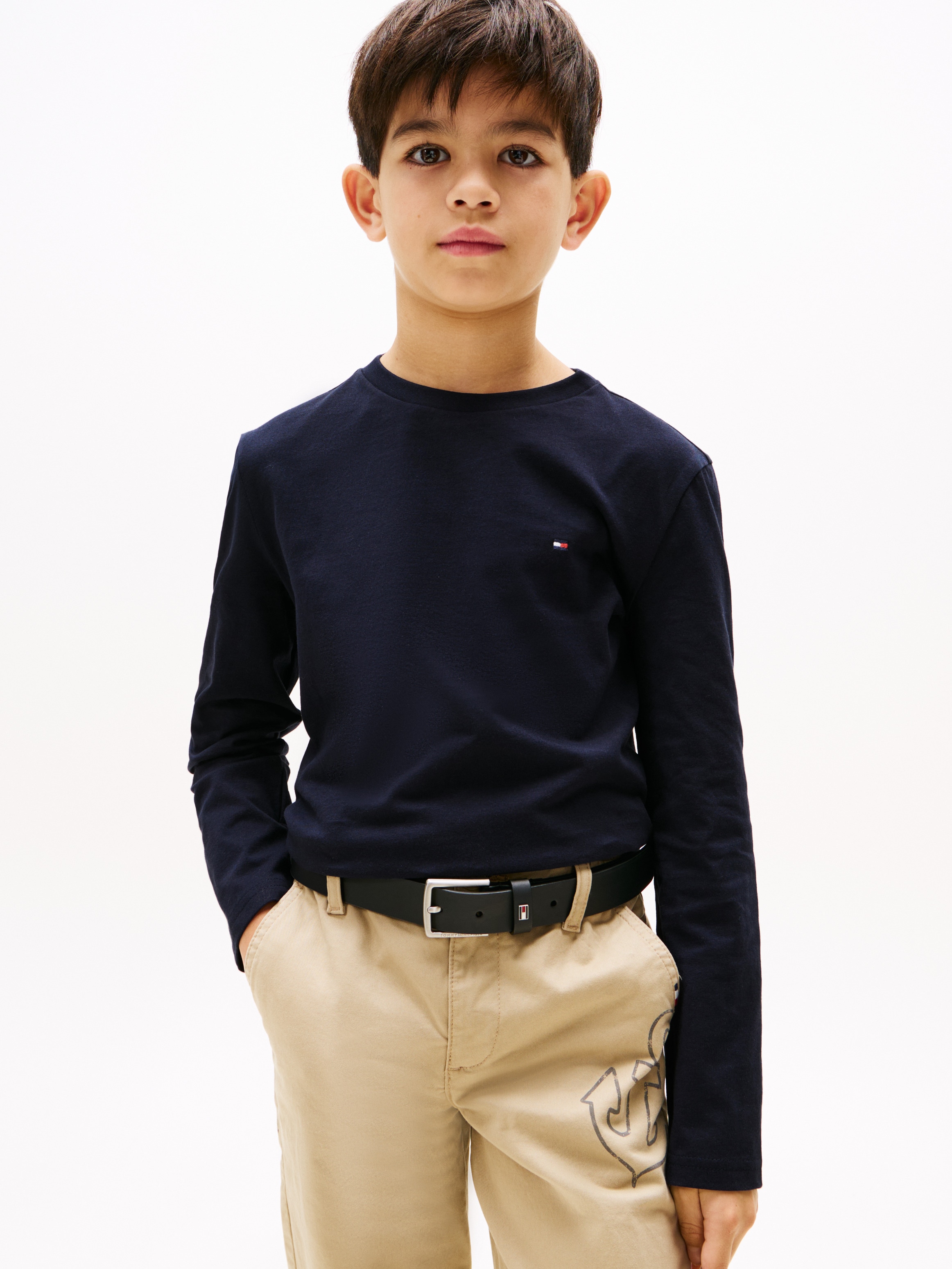 Tommy Hilfiger Underwear Langarmshirt »2P CN TEE LS« Packung, 2er-Pack, 2 Stk. mit Markenlabel