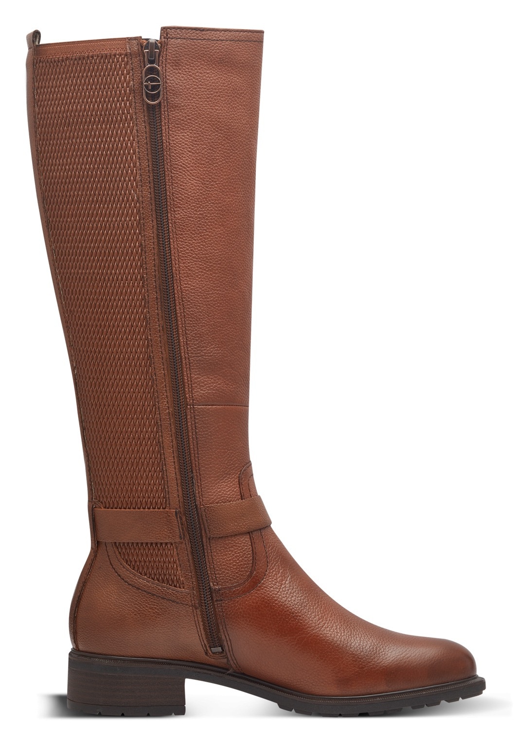 Tamaris Stiefel  Blockabsatz, Langschaftstiefel mit XS-Schaft und Stretchfunktion