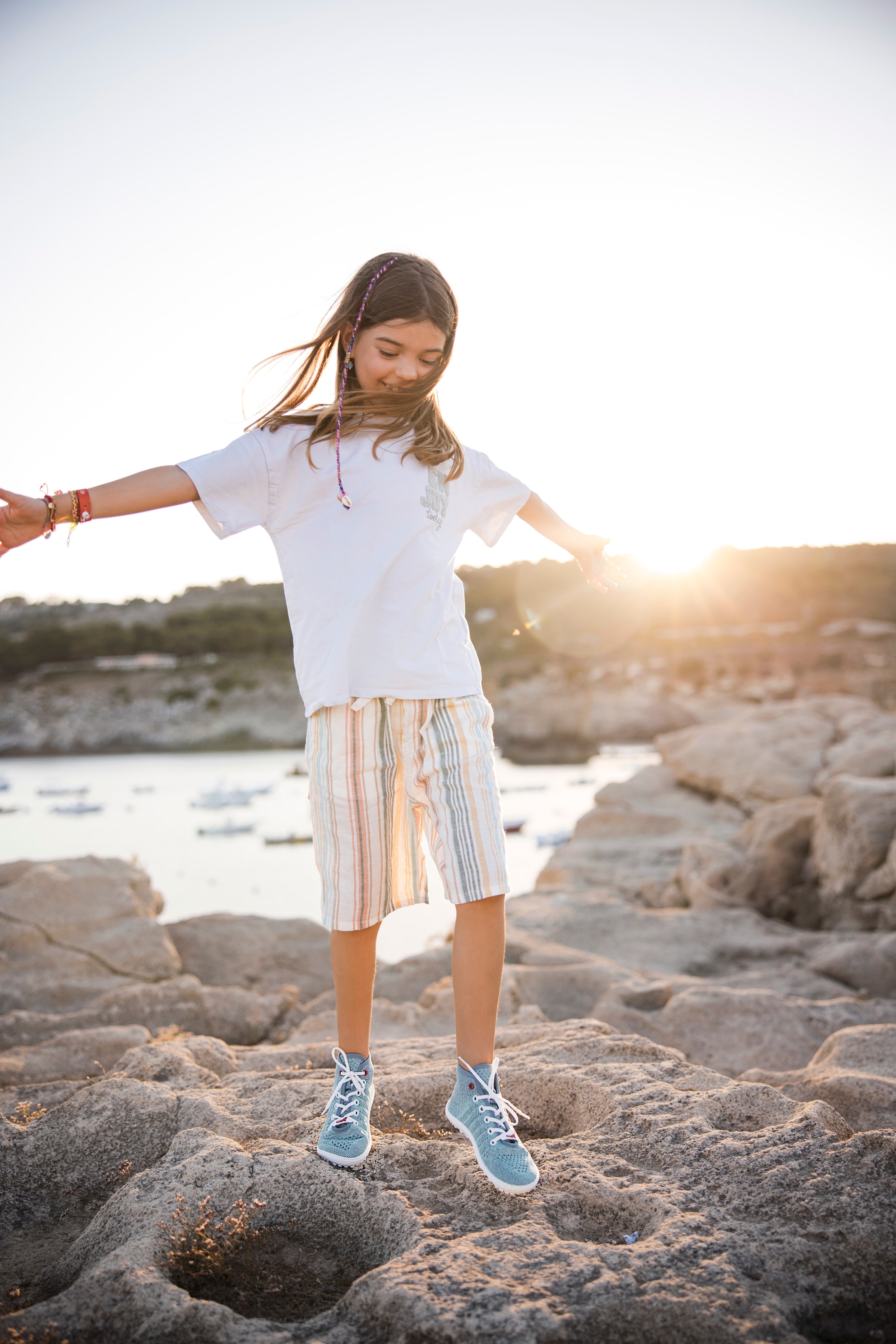 Leguano Barfussschuh »leguanito go«  , Schnürer, High-Top-Sneaker mit biegsamer LIFOLIT®Sohle