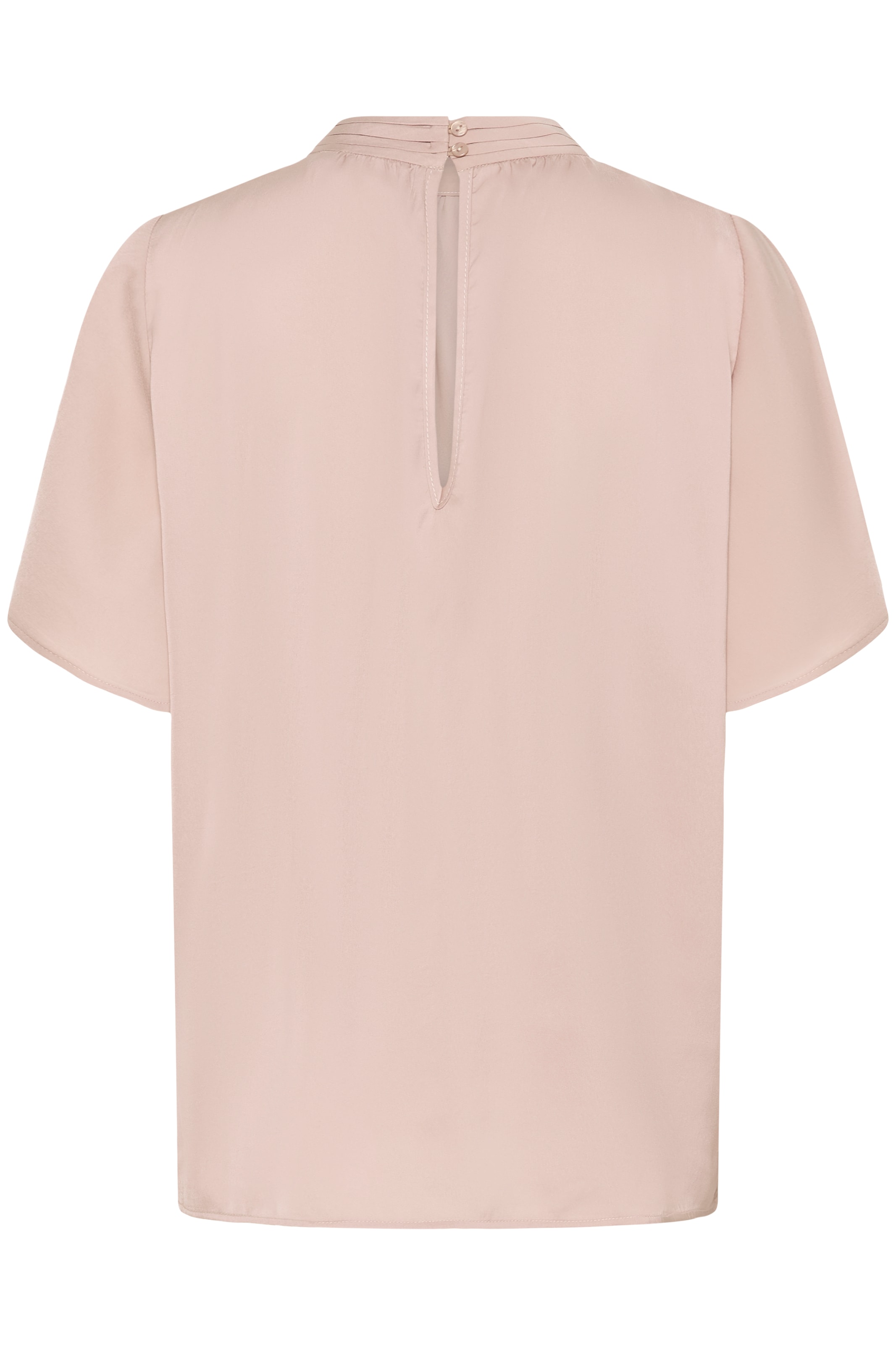 Saint Tropez Blouse à manches courtes »AileenSZ Flared Blouse« Kunstfaser, Regular fit