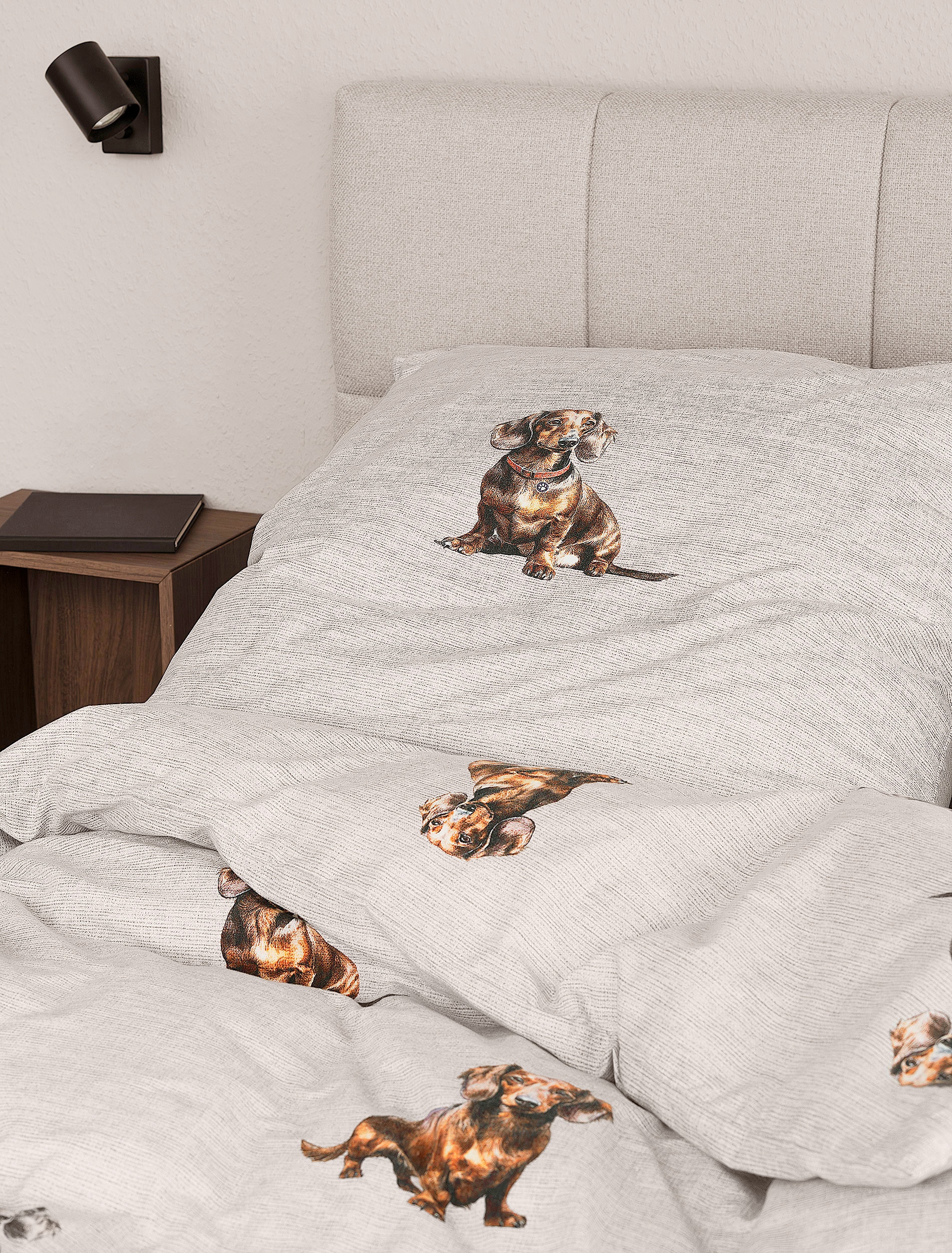 Irisette Linge de lit »Zobel 8921« 2 Coton pelucheux, en 2 pièces, doux comme du velours