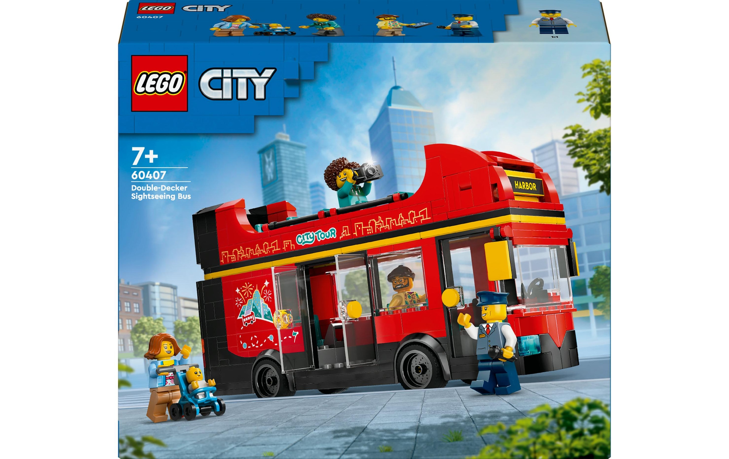 LEGO® Spielbausteine »City Doppeldeckerbus 60407«