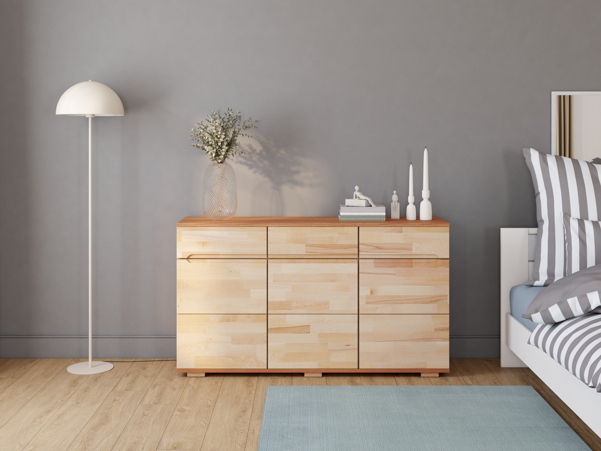 GOODproduct Linge de lit réversible »Greta« 2 tlg. Bettwäsche mit Streifen in verschiedenen Qualitäten, ab 135x200 cm