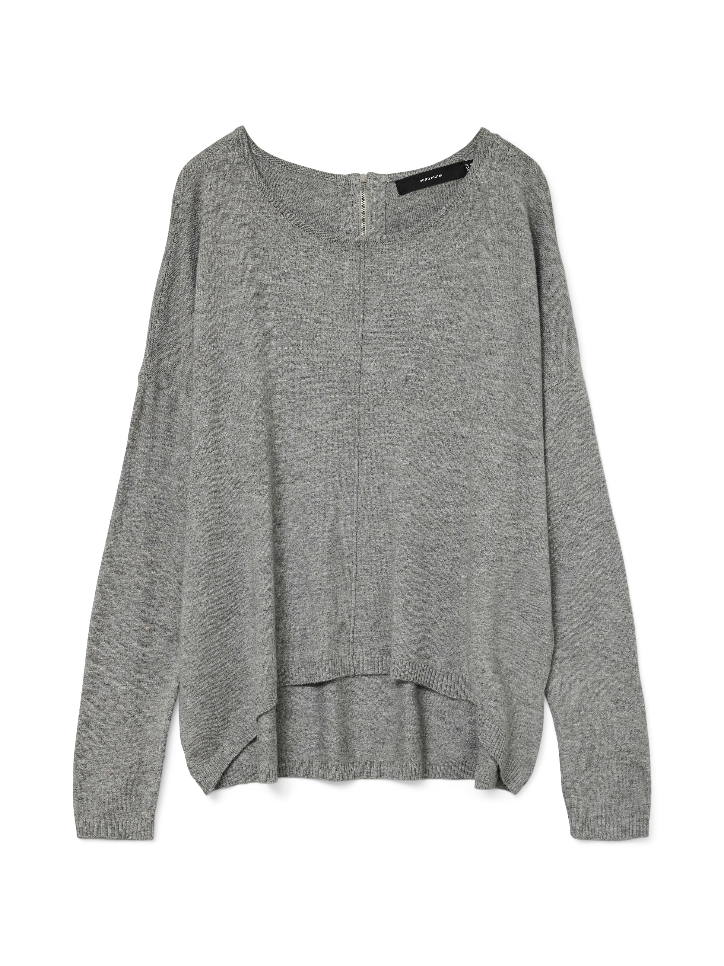 Vero Moda Rundhalspullover »VMBREEZE AURA LS ZIPPER BLOUSE NOOS«