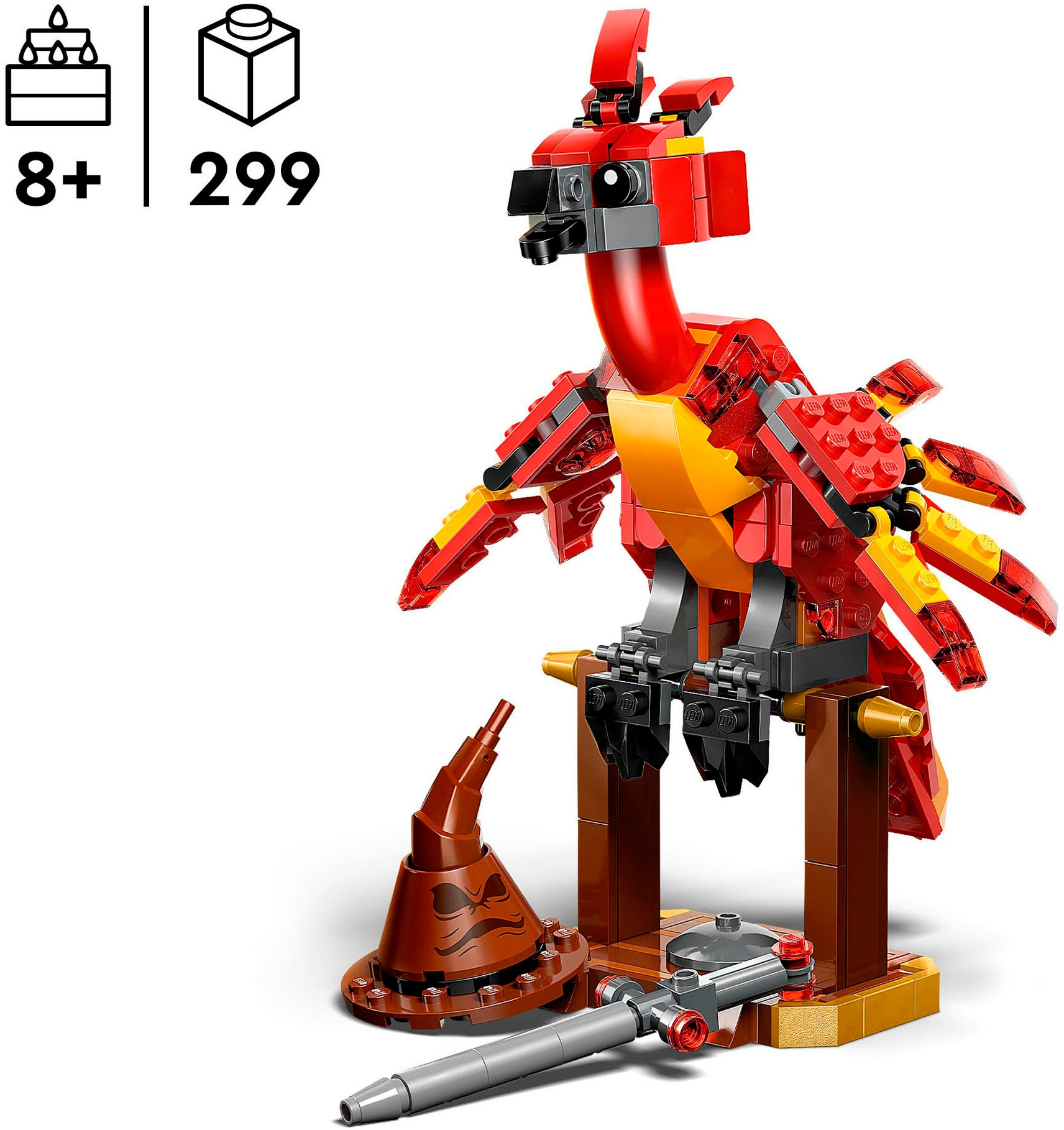 LEGO® Pions de construction »Fawkes: Dumbledores Phönix (76448), LEGO Harry Potter™« Made in Europe