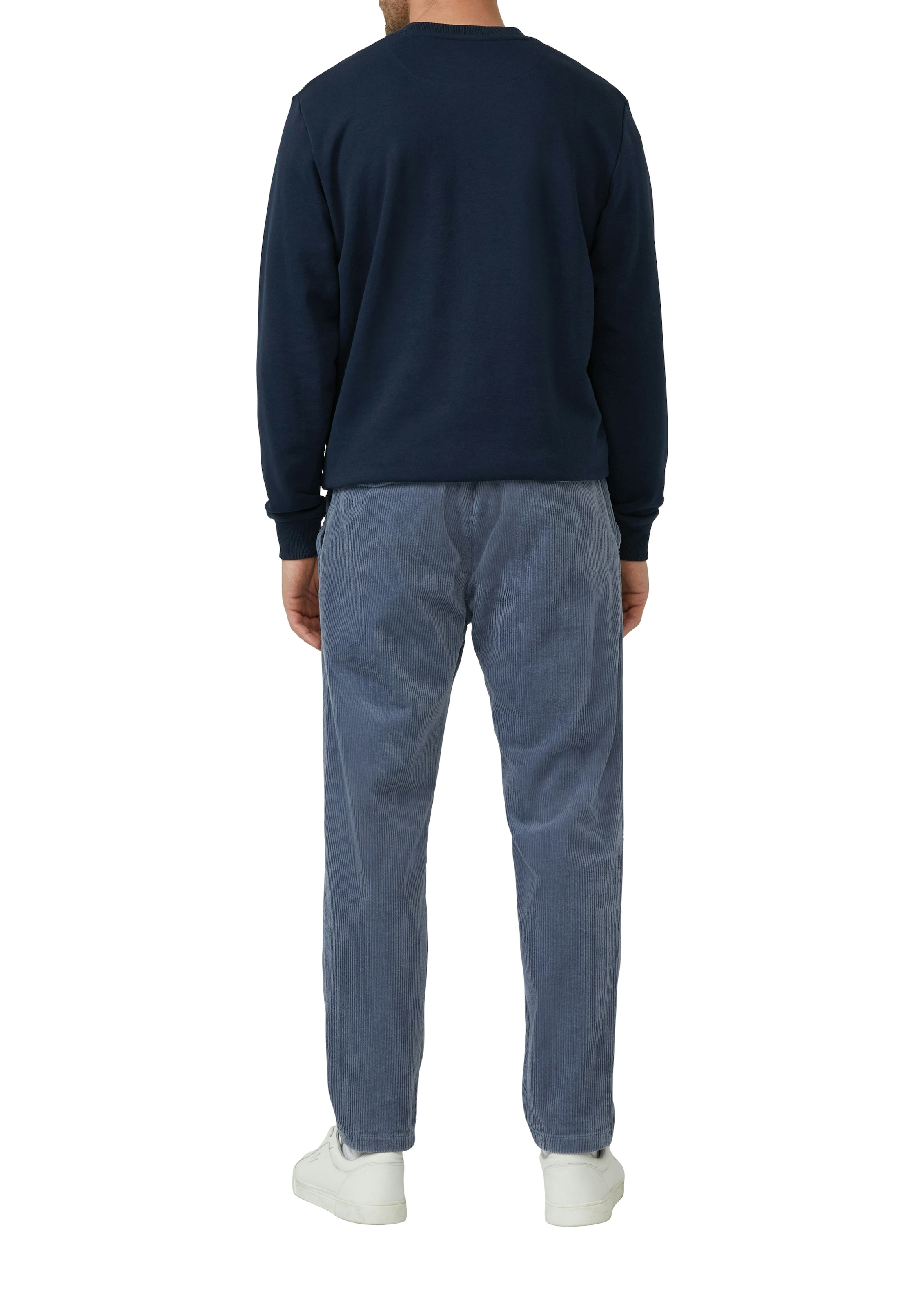 s.Oliver Pantalon en velours côtelé  avec ceinture élastique