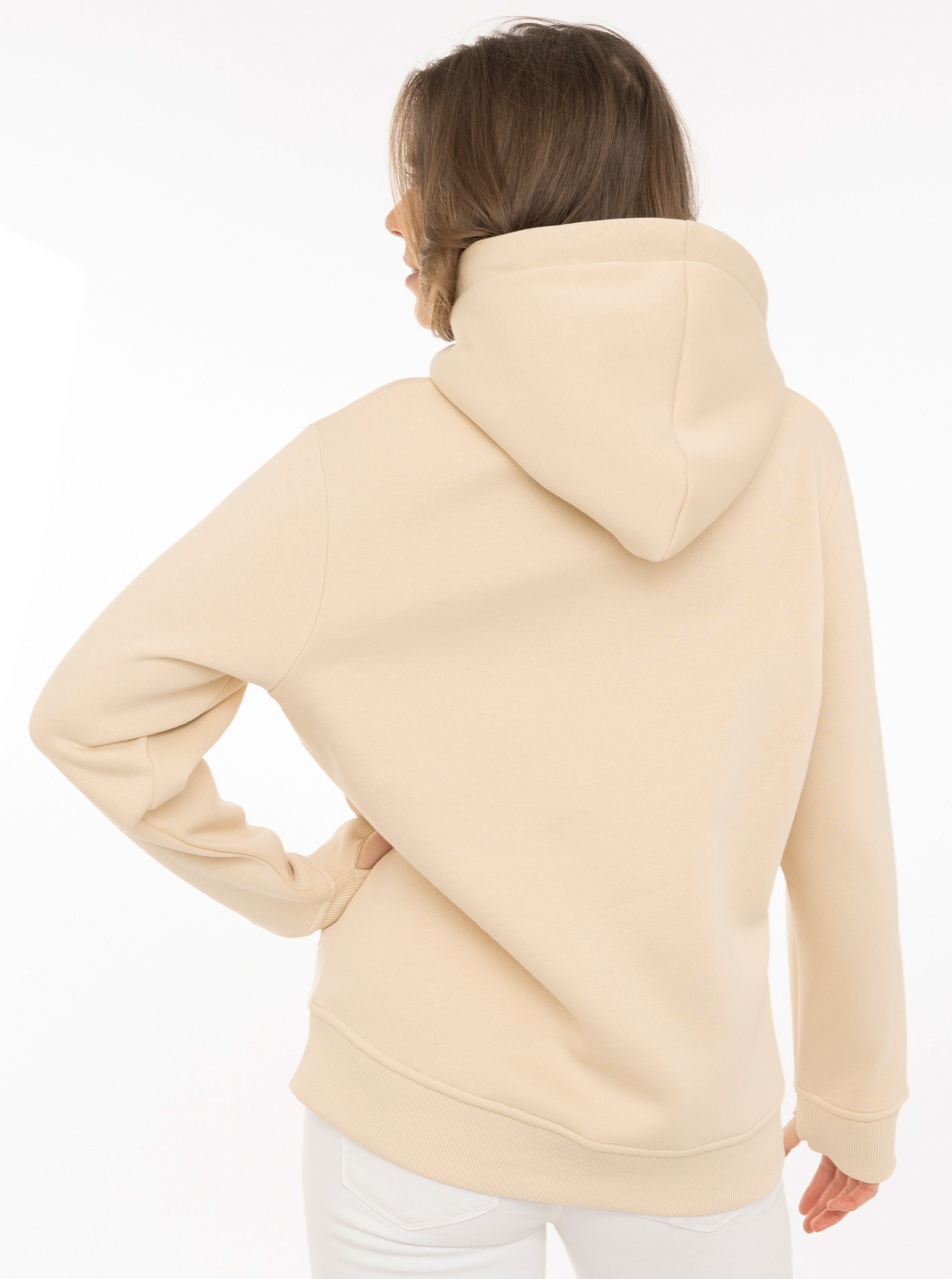 Zwillingsherz Hoodie »"Dackel all over"«, gestickte Dackel auf Vorderteil, Kapuze, Tasche, Rippbündchen
