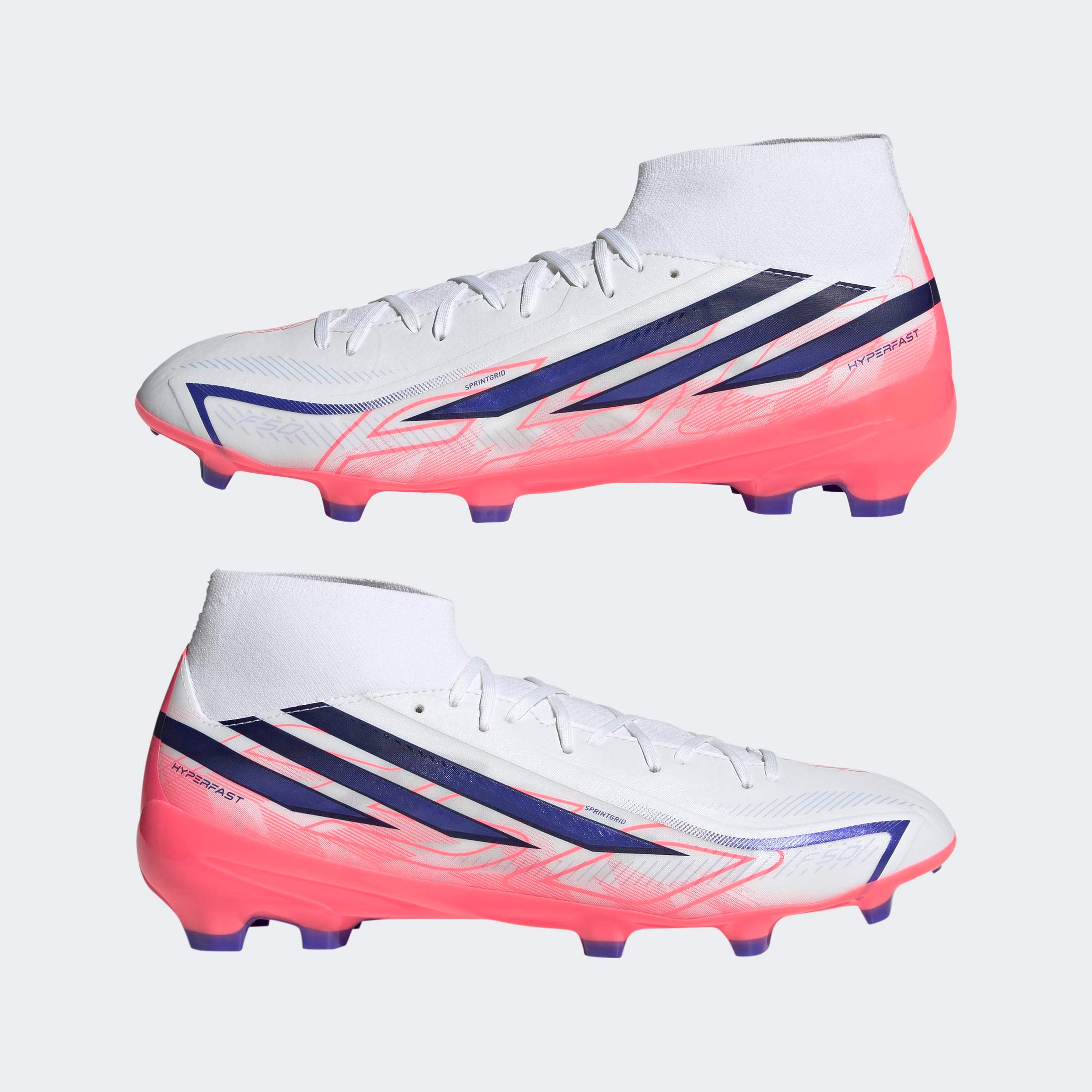 adidas Performance Fussballschuh »F50 HYPERFAST LEAGUE , MITTELHOCH, FESTE BÖDEN«  für Rasen und feste Böden, gespielt bei der Weltmeisterschaft 2026