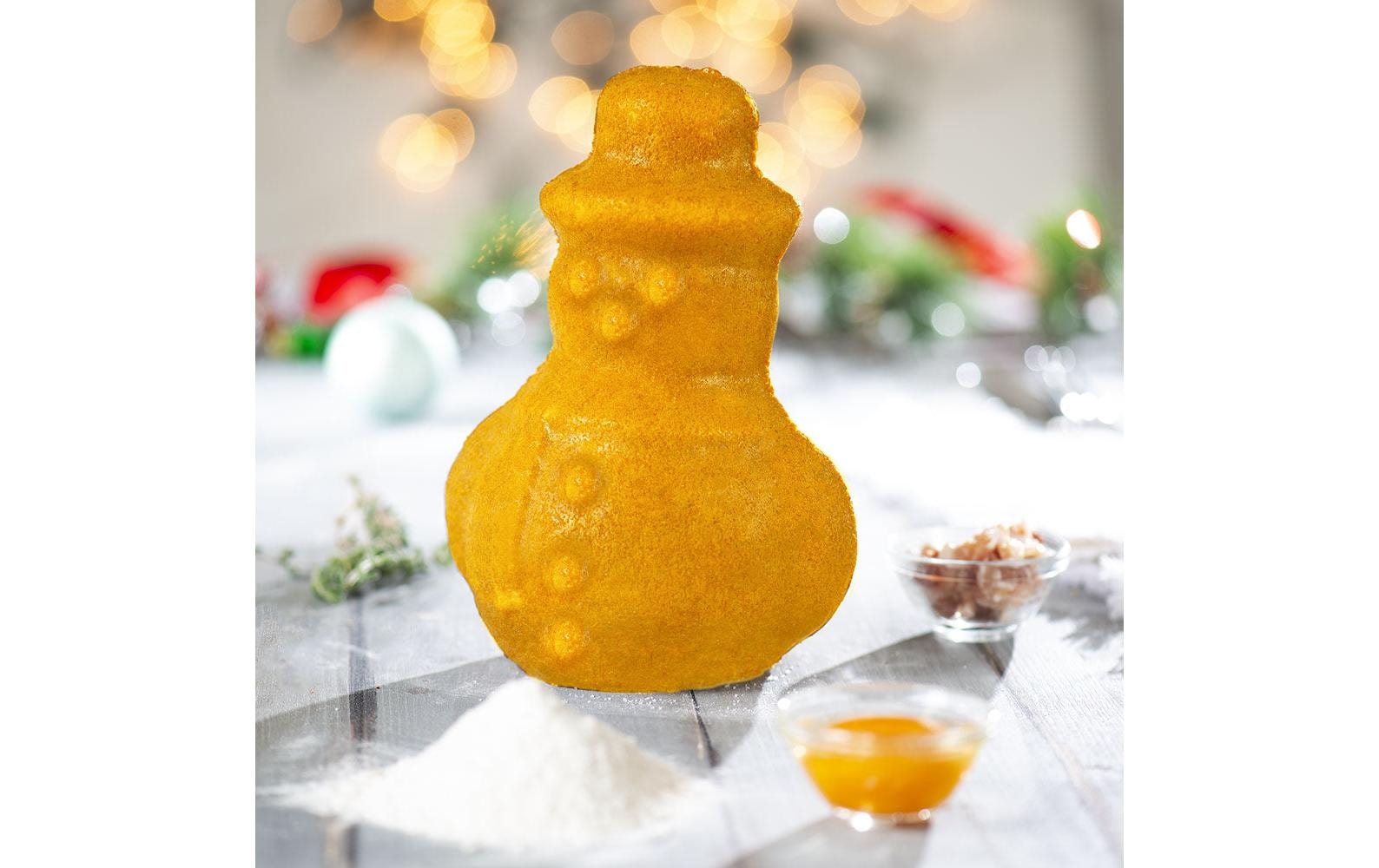 Decora »Decora Backform 3d Schneemann Antihaftbeschichtung Grau«
