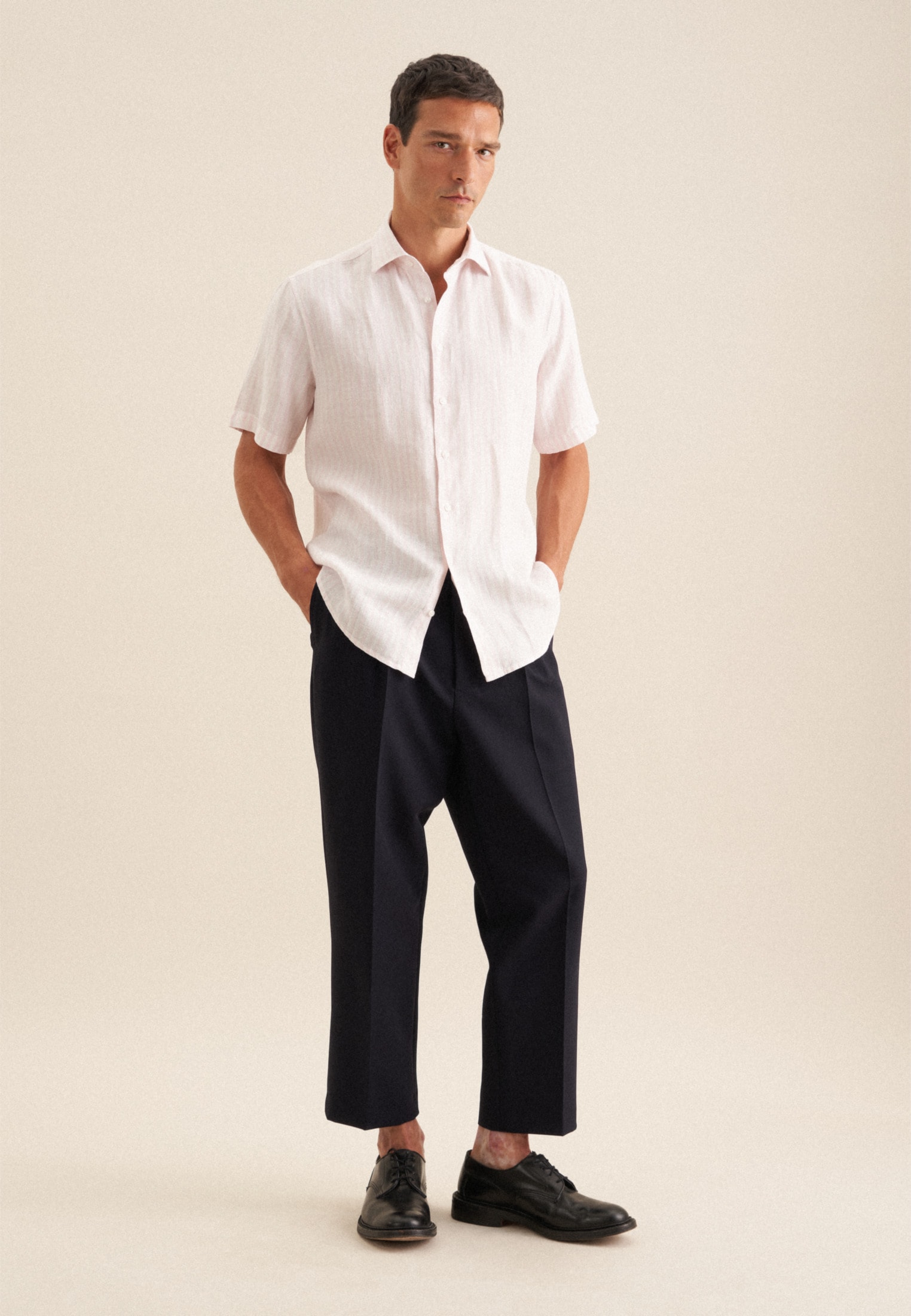 seidensticker Chemise d'affaires »Regular« Regular 1/2 Kentkragen Streifen