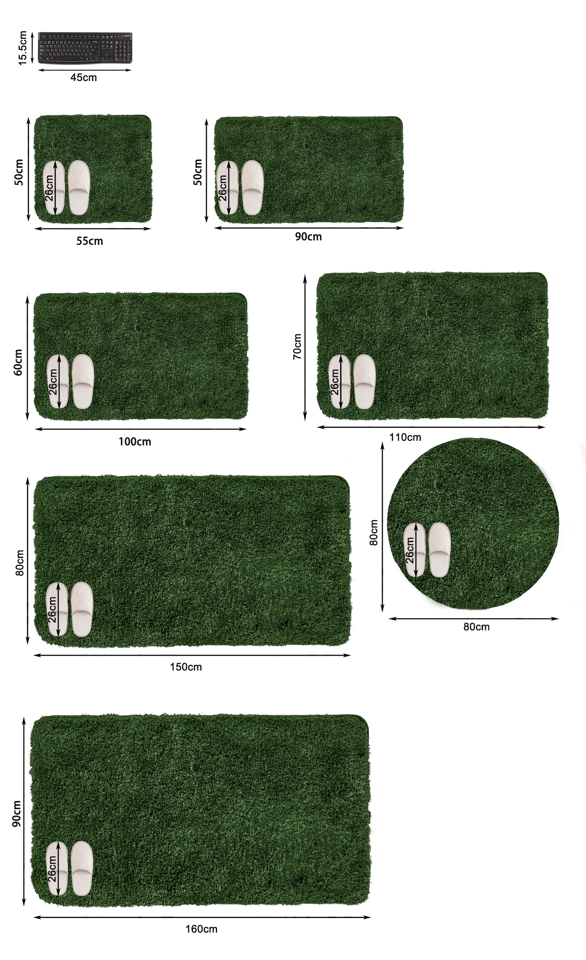 Möve Tapis de bain »Superwuschel, Badvorleger, Badezimmer Teppich« Höhe 40 mm Mikrofaser-Badematte, Badteppich, rechteckig, rund & als 3-tlg. Set